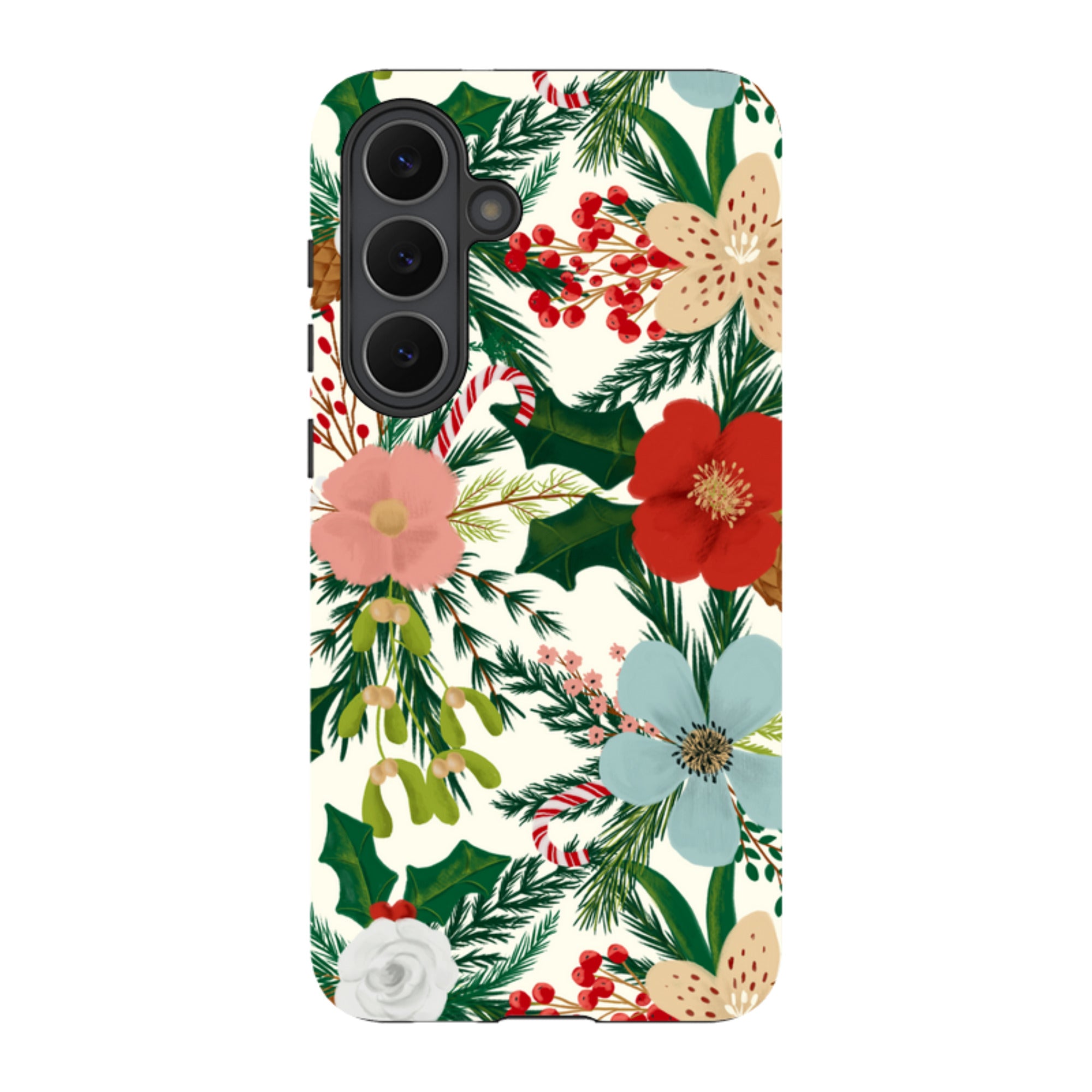 Samsung Tough Case - Christmas Florals By Abby Jacobs