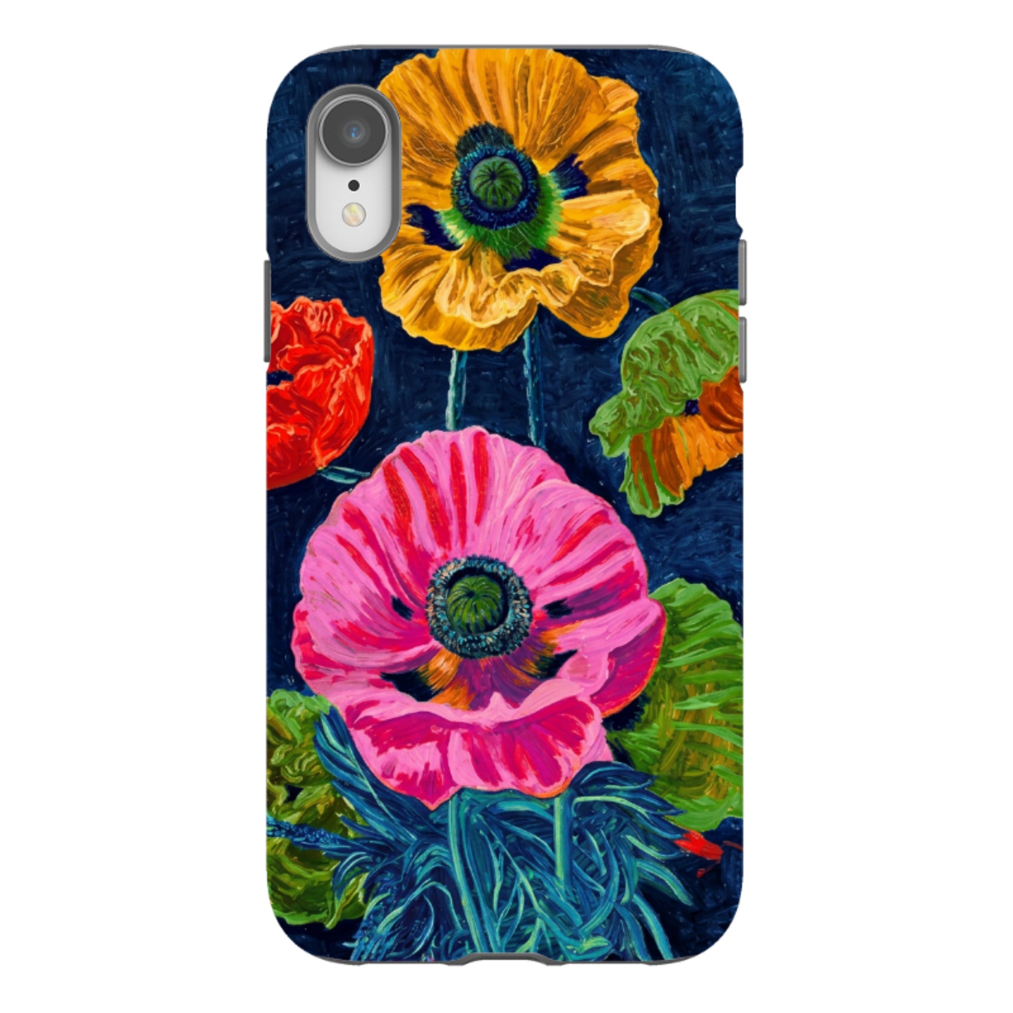 iPhone Tough Case - Kisling Poppy Blue