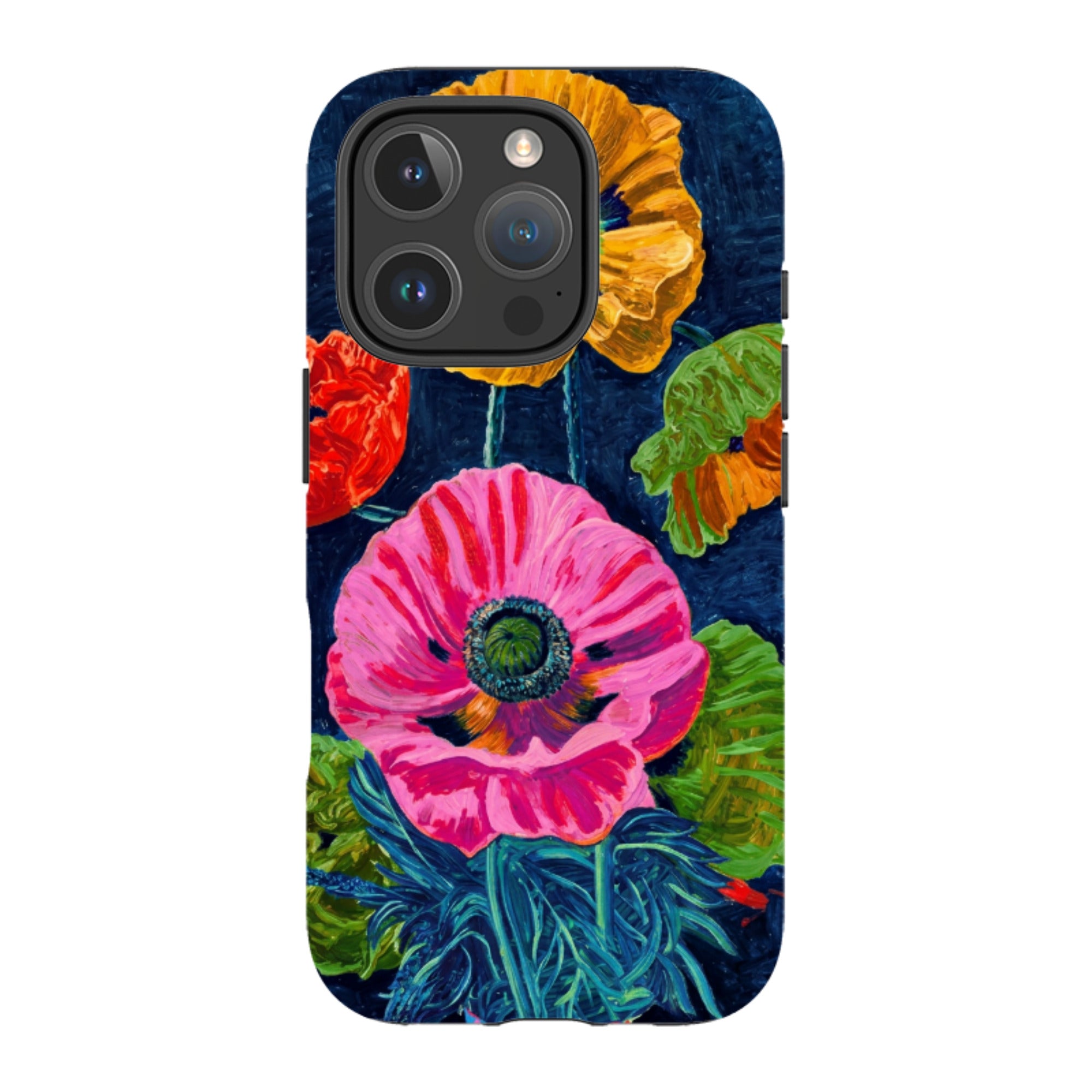 iPhone MagSafe Tough Case - Kisling Poppy Blue