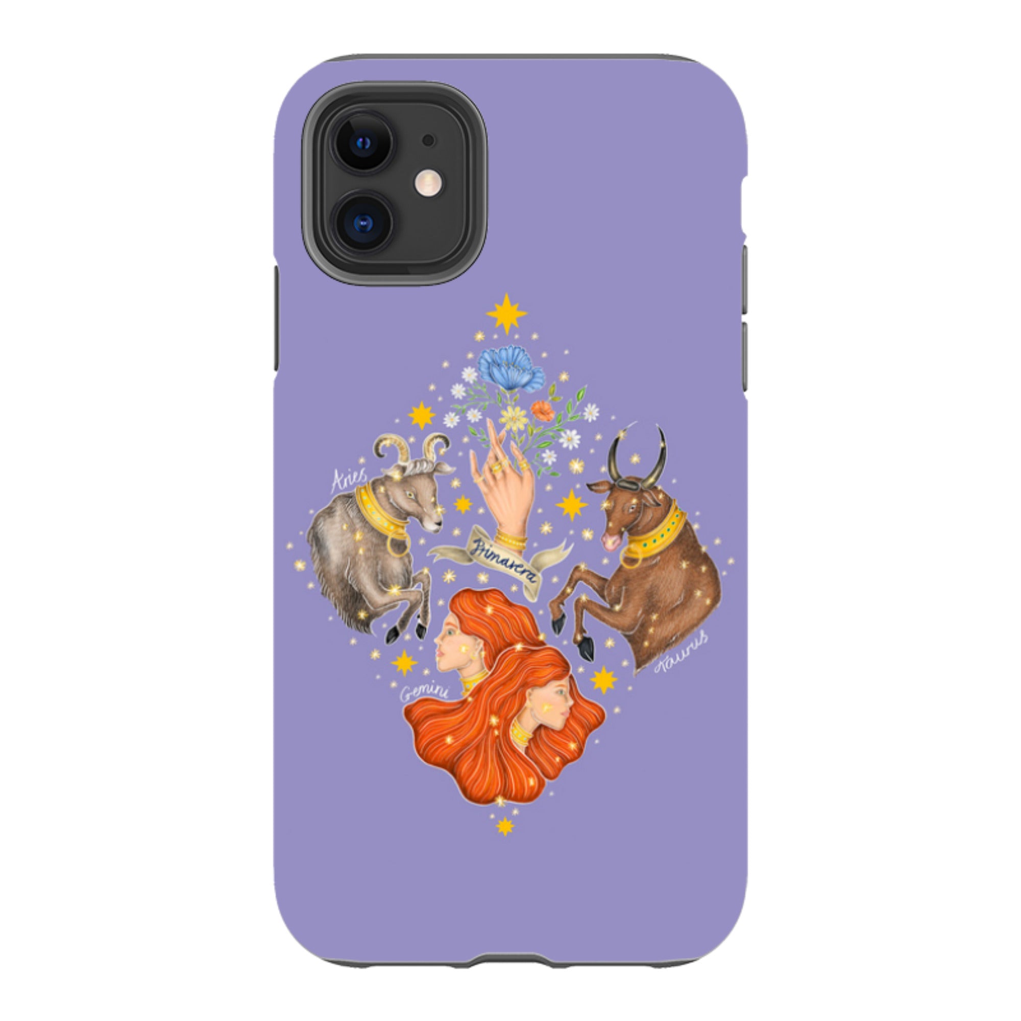 iPhone Tough Case - Spring Zodiac By Catherine Rowe