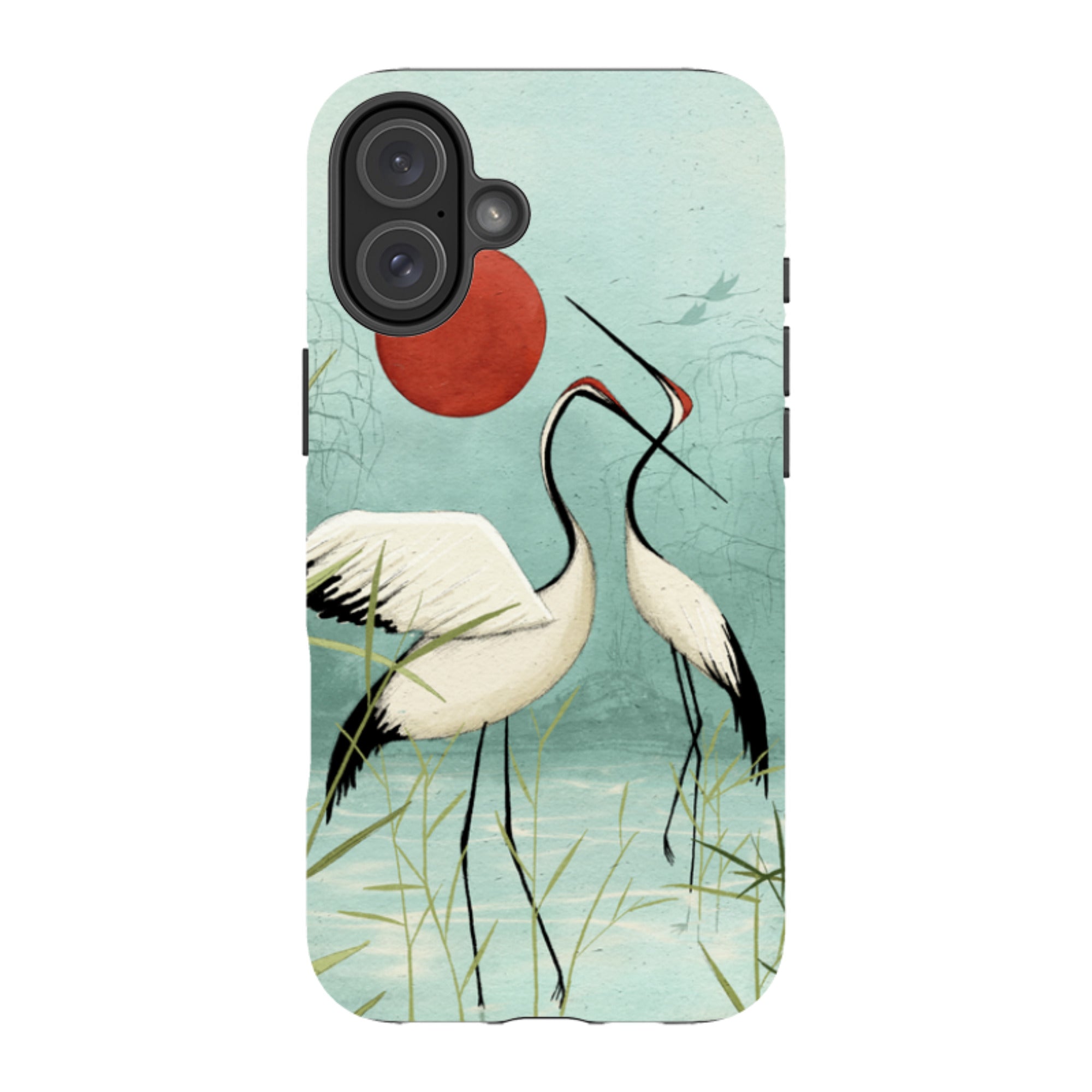 iPhone Tough Case - Cranes By Maja Lindberg