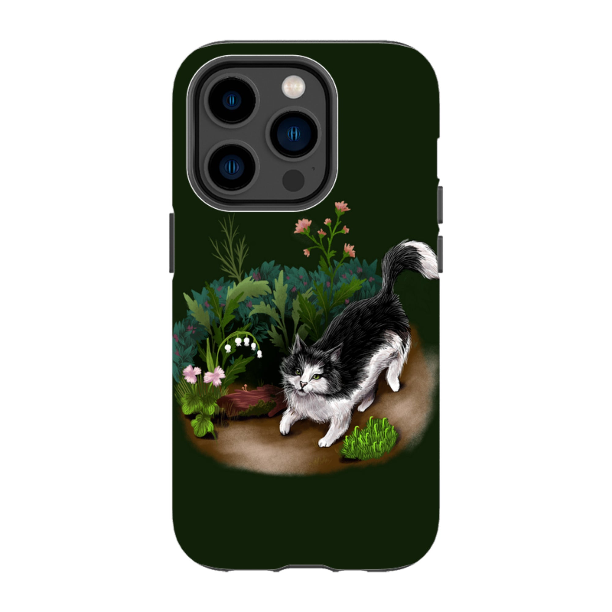 iPhone Tough Case - Munchkin Cat By Anna Stead