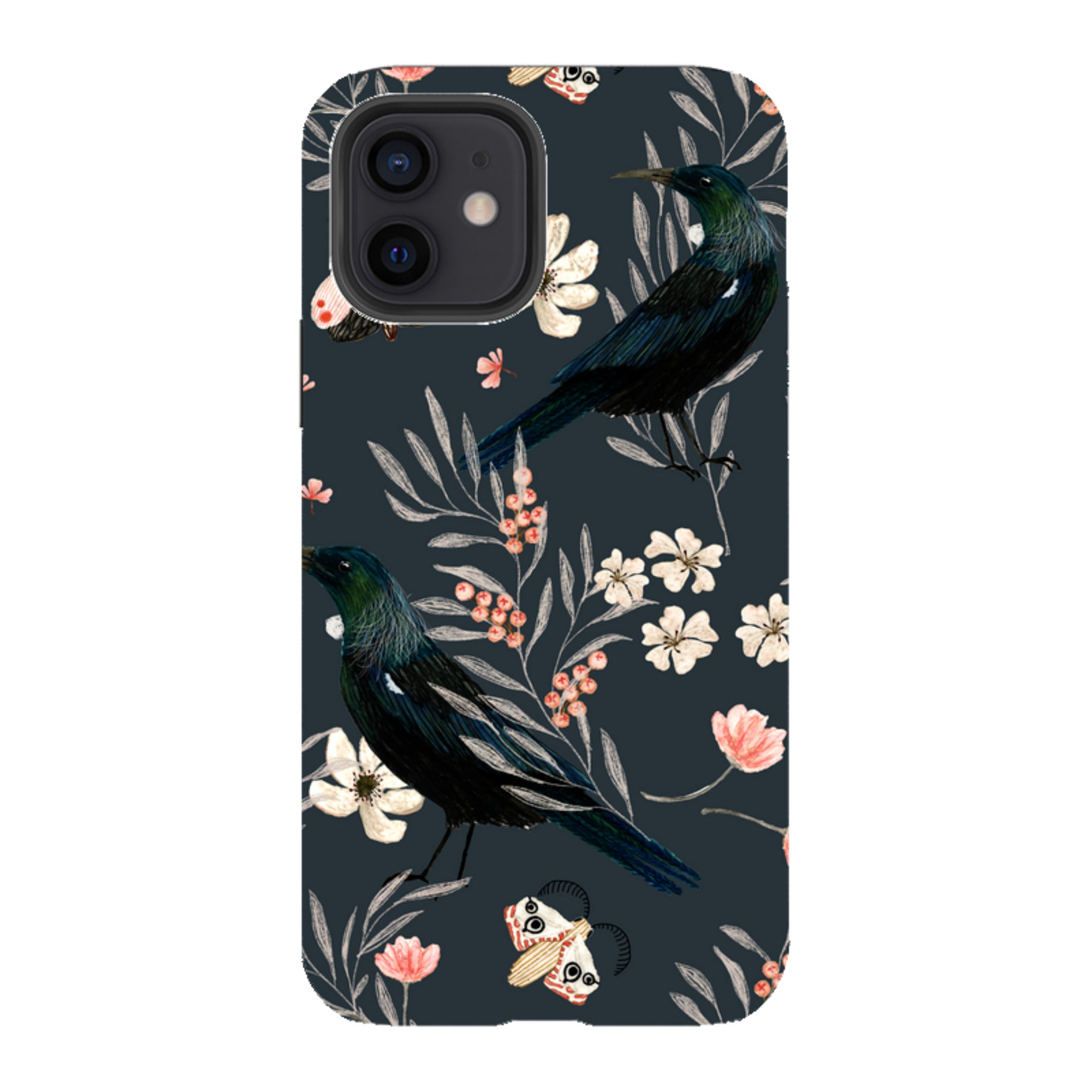 iPhone Tough Case - Moths And Tuis By Katherine Quinn