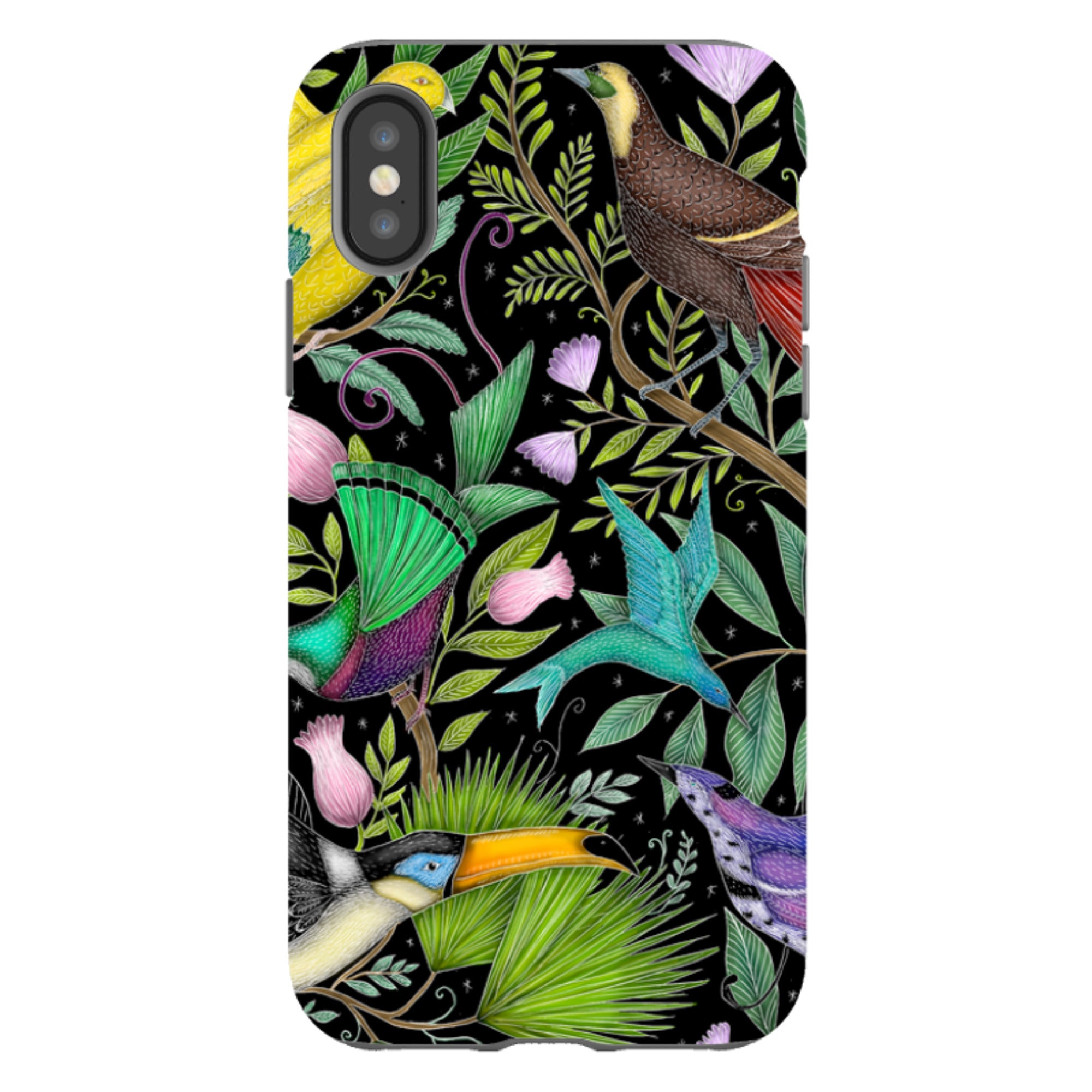 iPhone Tough Case - Exotic Birds By Catherine Rowe