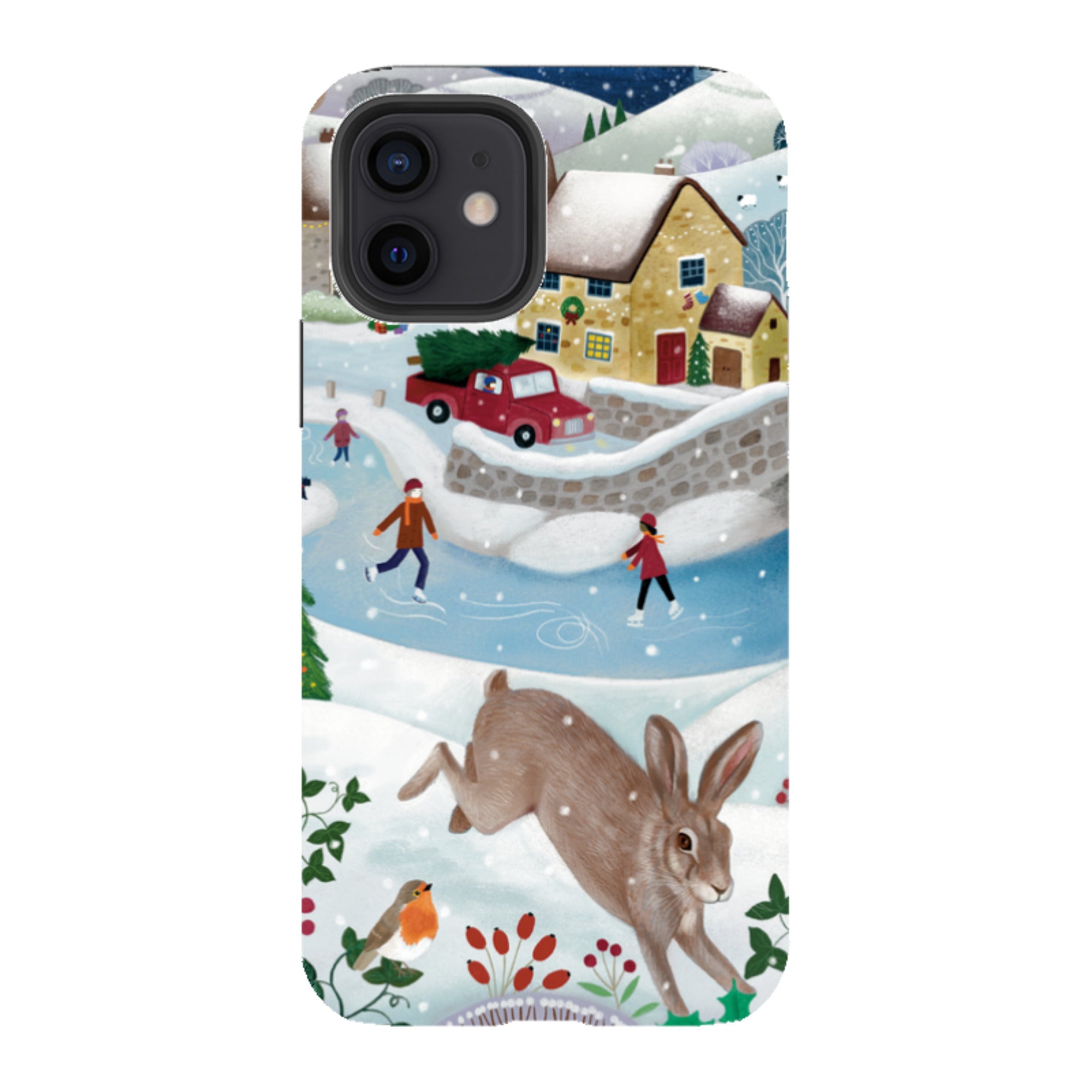iPhone Tough Case - Advent Rabbit By Bex Parkin