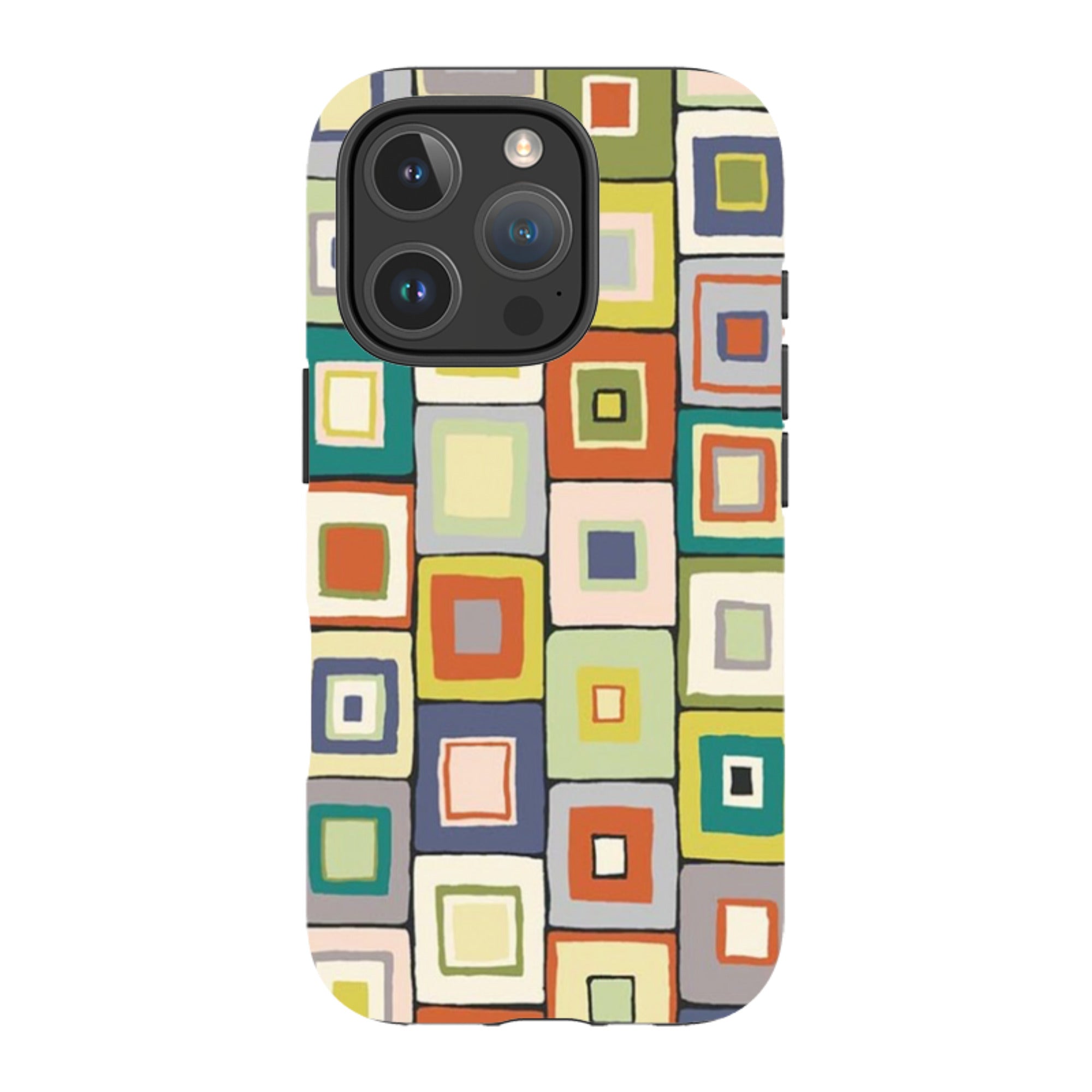 iPhone Tough Case - Atelier Blanket Squares Urbane By Sarah Campbell