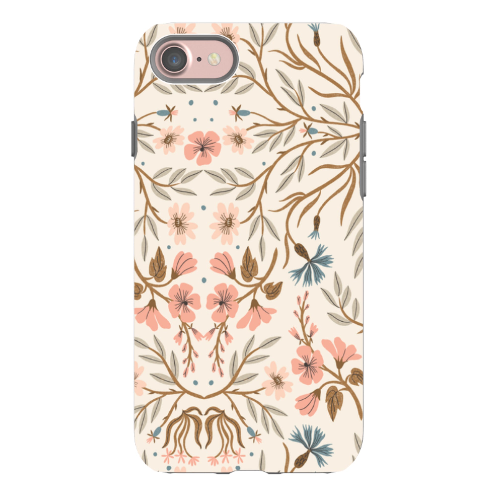 iPhone Tough Case - Jane's Garden Pattern By Meghann Rader