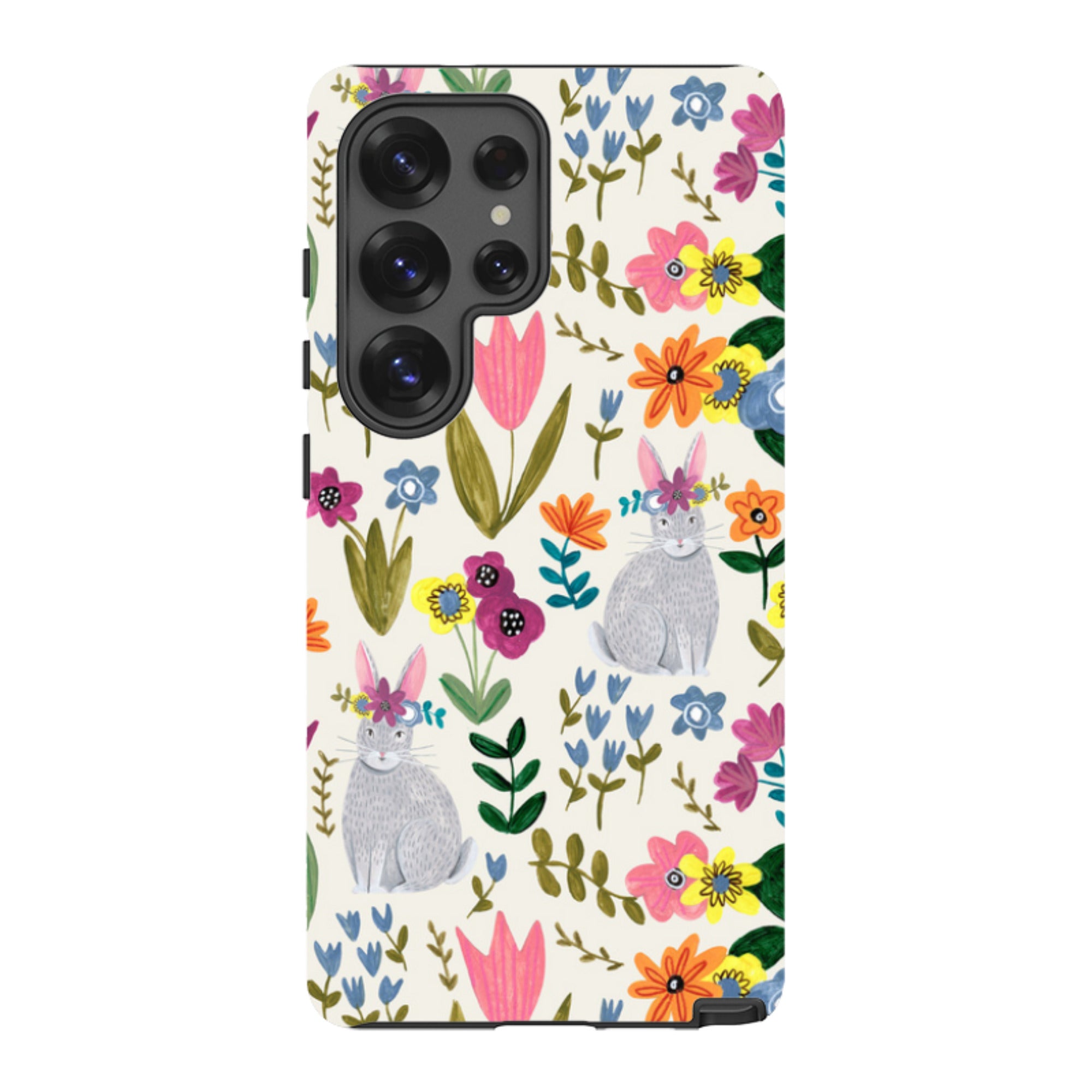 Samsung Tough Case - Rabbit Floral By Caroline Bonne Muller