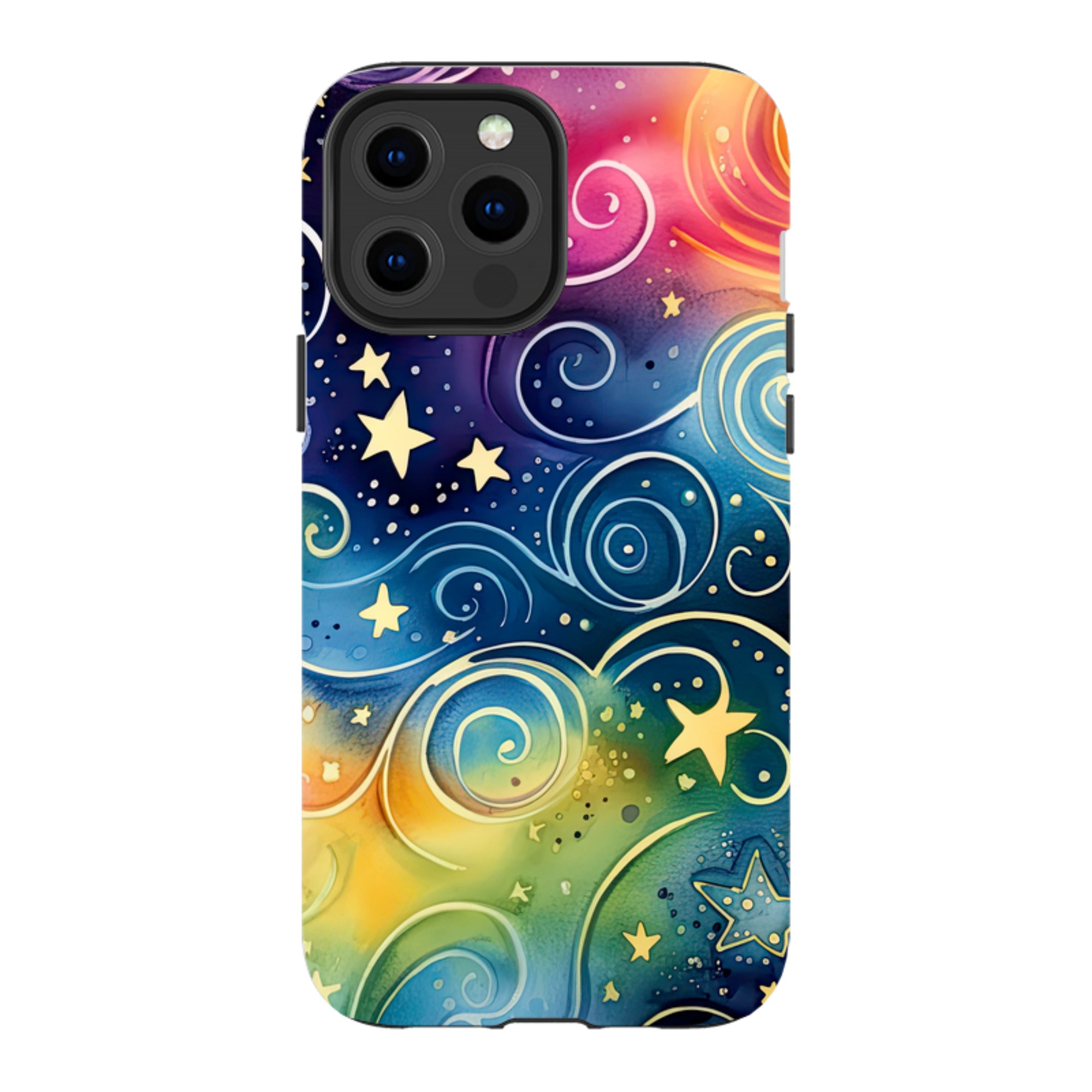 iPhone MagSafe Tough Case - Rainbow Stars