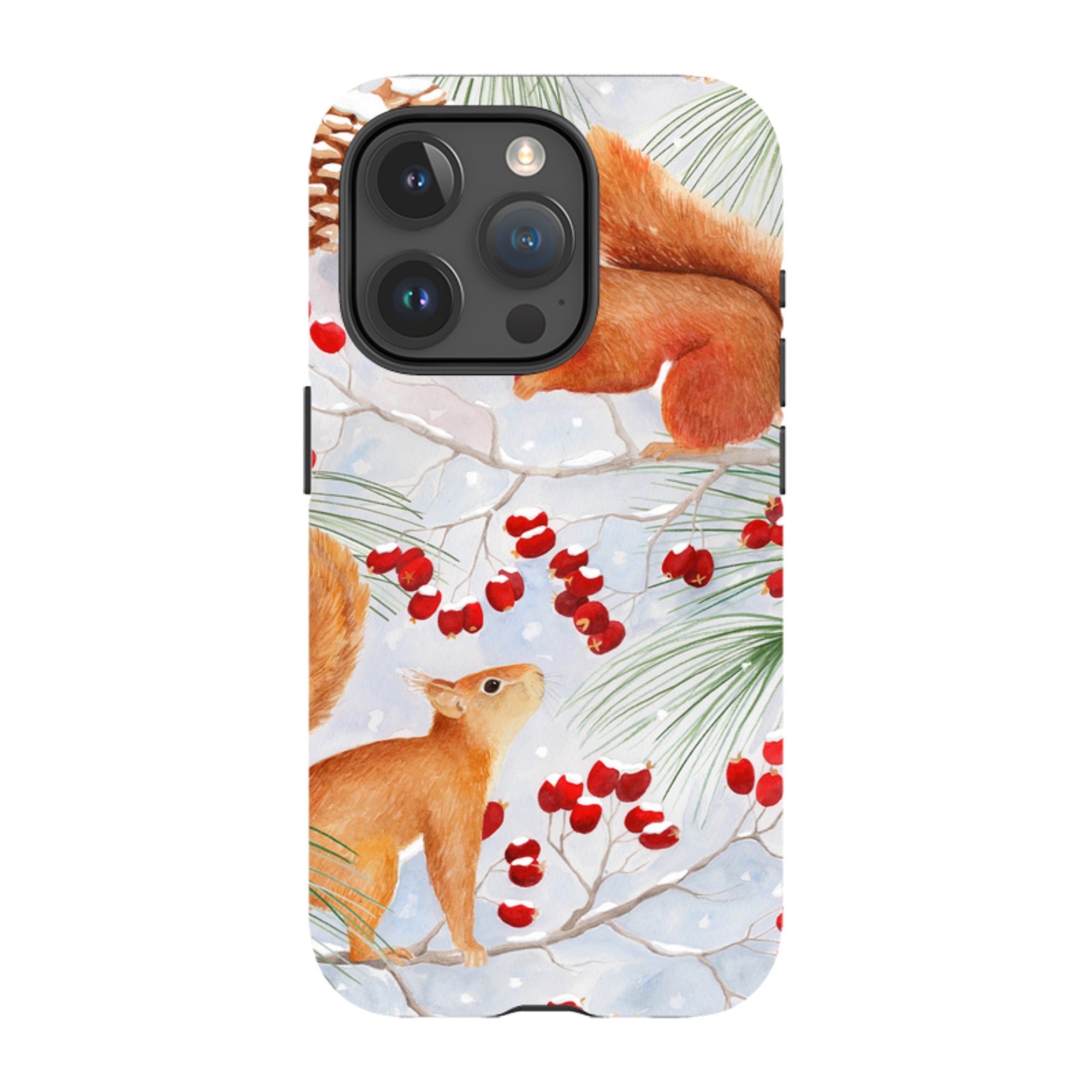 iPhone Tough Case - Red Squirrels By Bex Parkin