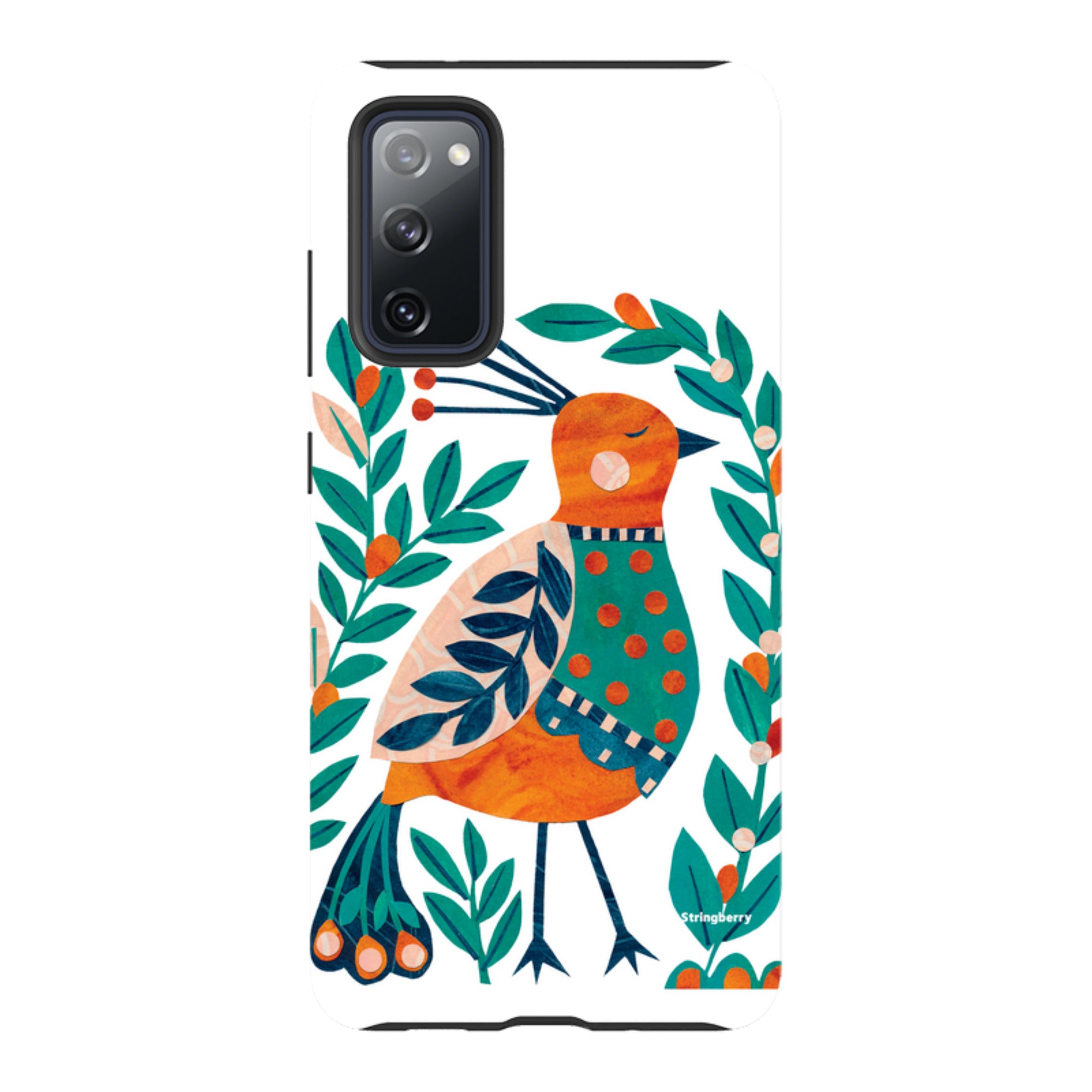 Samsung Tough Case - Folk Peacock By Tracey English