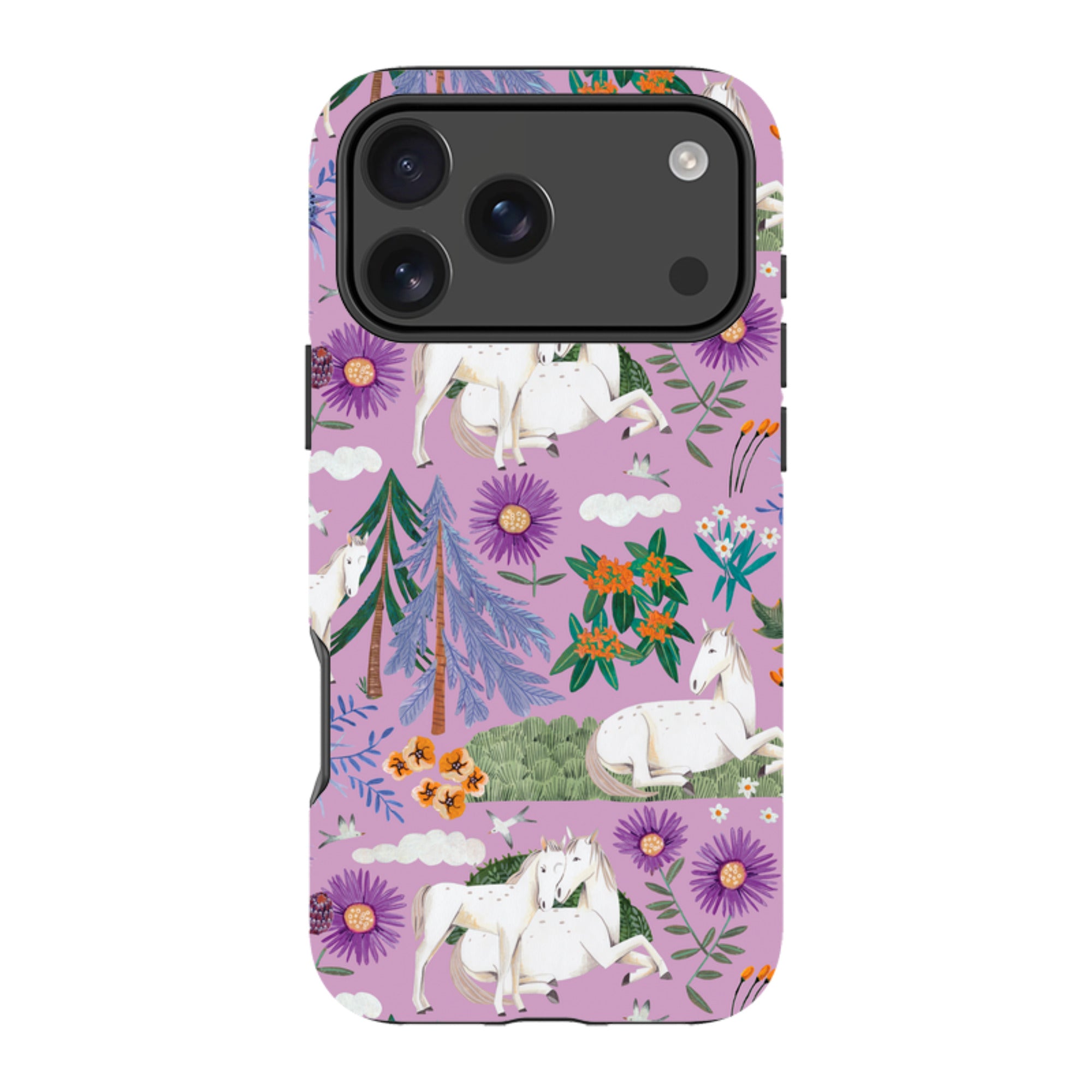 iPhone MagSafe Tough Case -  Horse Pattern By Caroline Bonne Muller