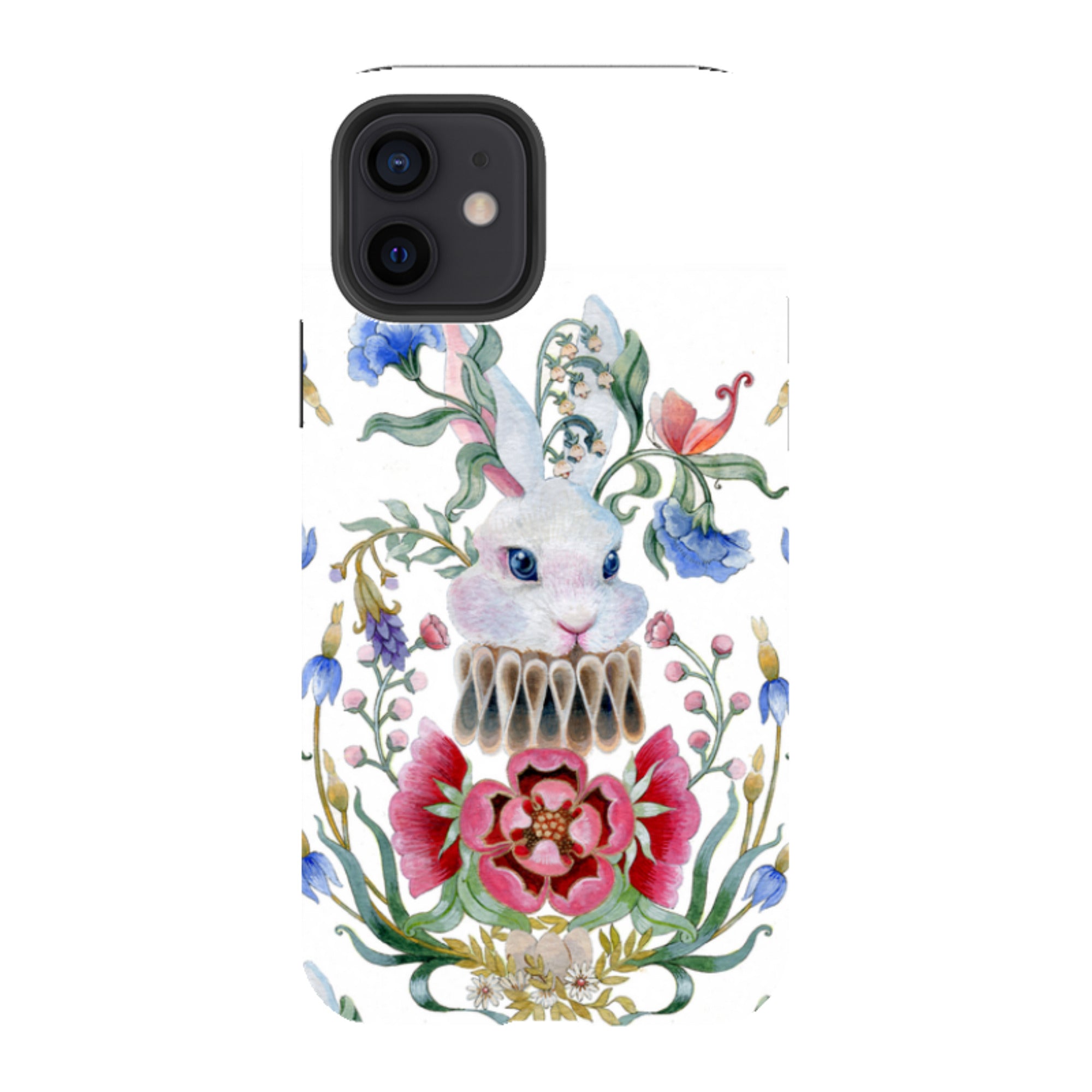 iPhone Tough Case - White Rabbit By Maria Matos