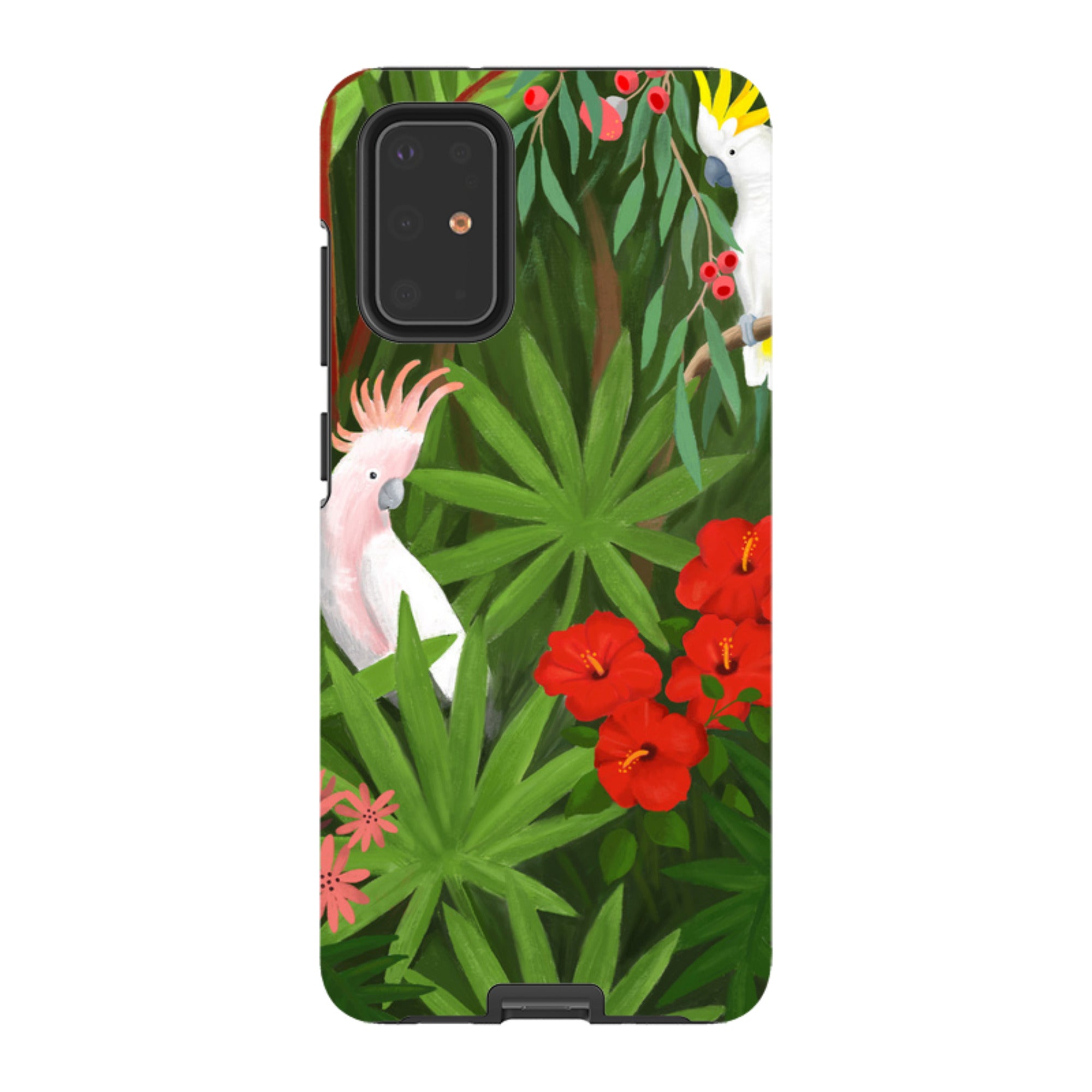 Samsung Tough Case - Cockatoo Jungle By Bex Parkin