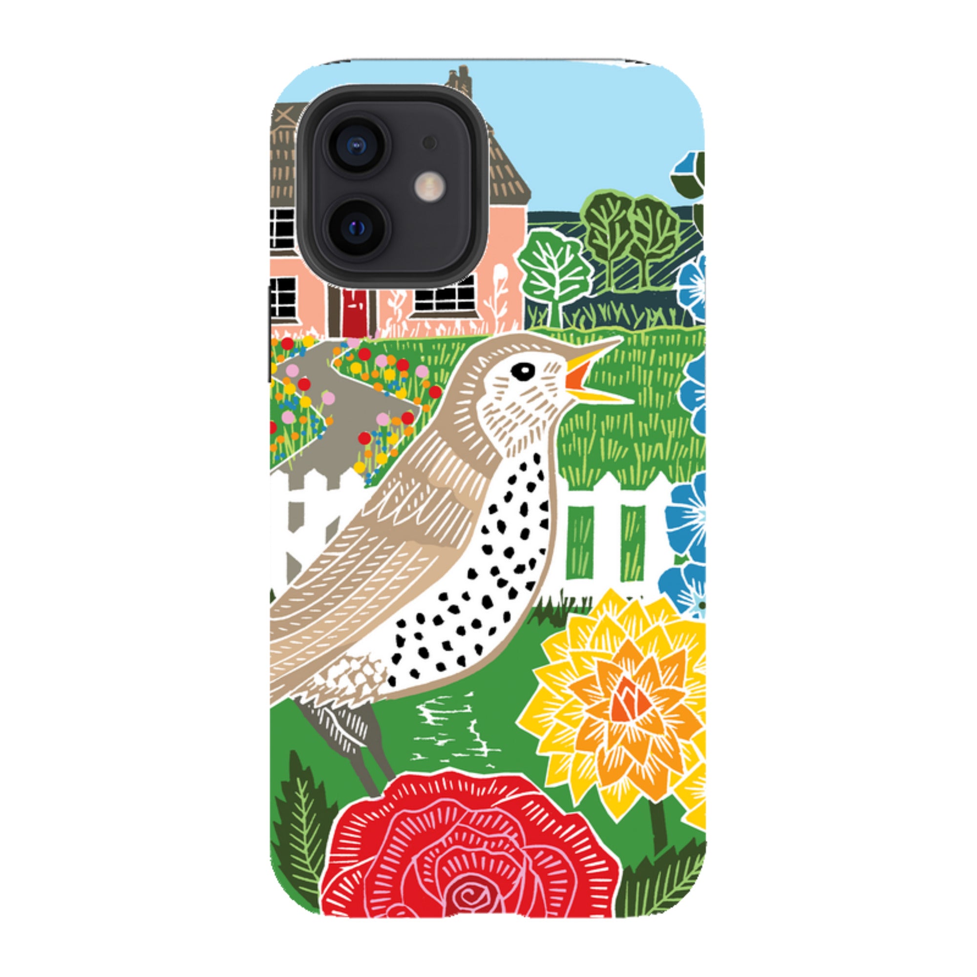 iPhone Tough Case - Cottage Garden By Kate Heiss