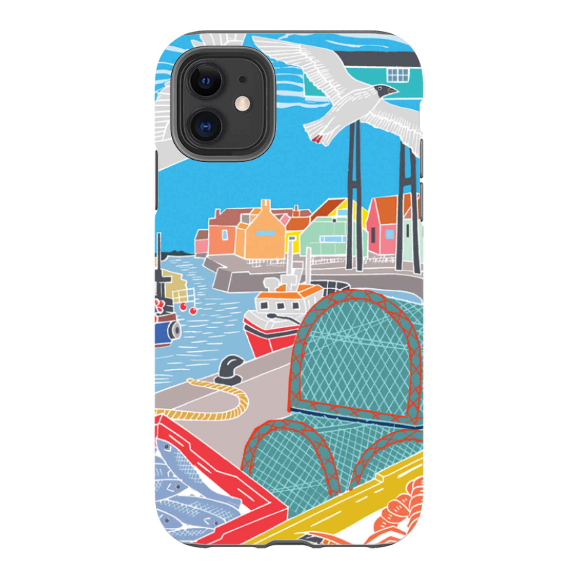 iPhone Tough Case - Bright Houses By Kate Heiss