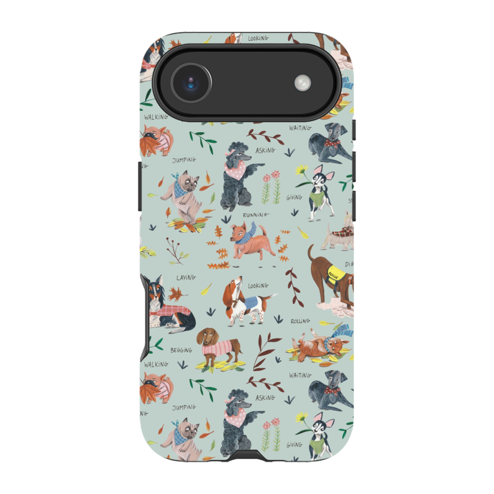 iPhone MagSafe Tough Case -  Dog Pattern II By Caroline Bonne Muller