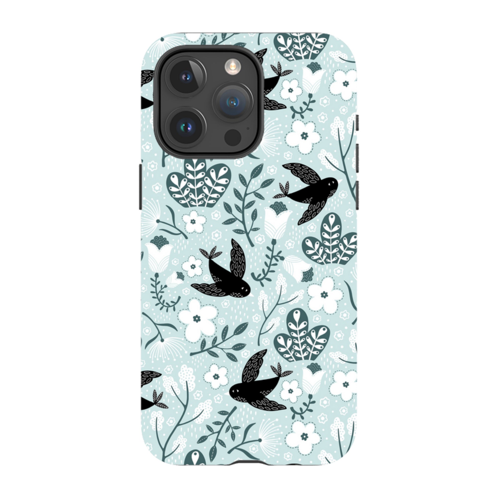 iPhone MagSafe Tough Case -  Black Birds By Suzy Taylor