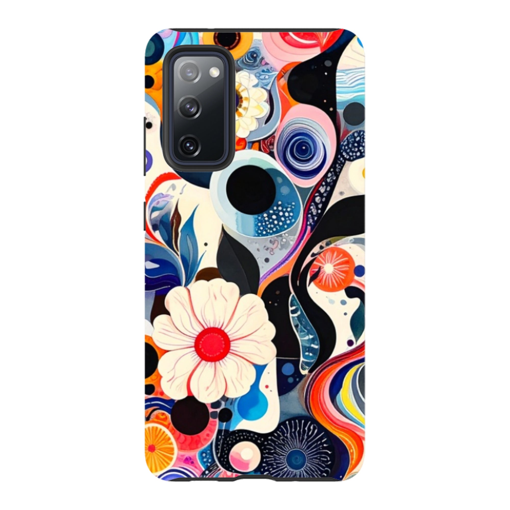 Samsung Tough Case - Floral Marble