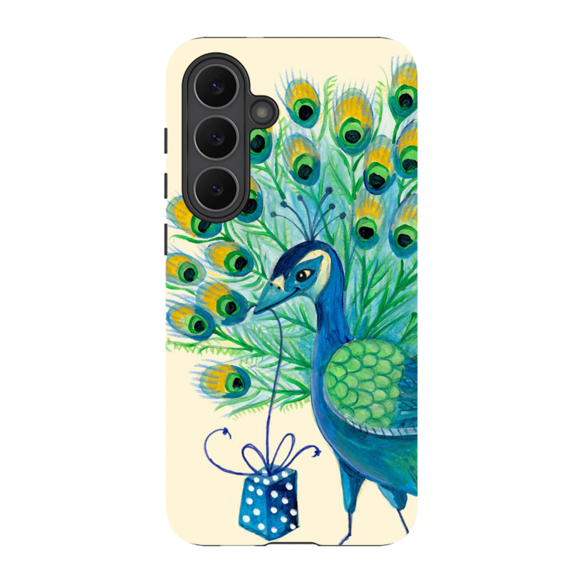 Samsung Tough Case - Peacock Present By Caroline Bonne Muller