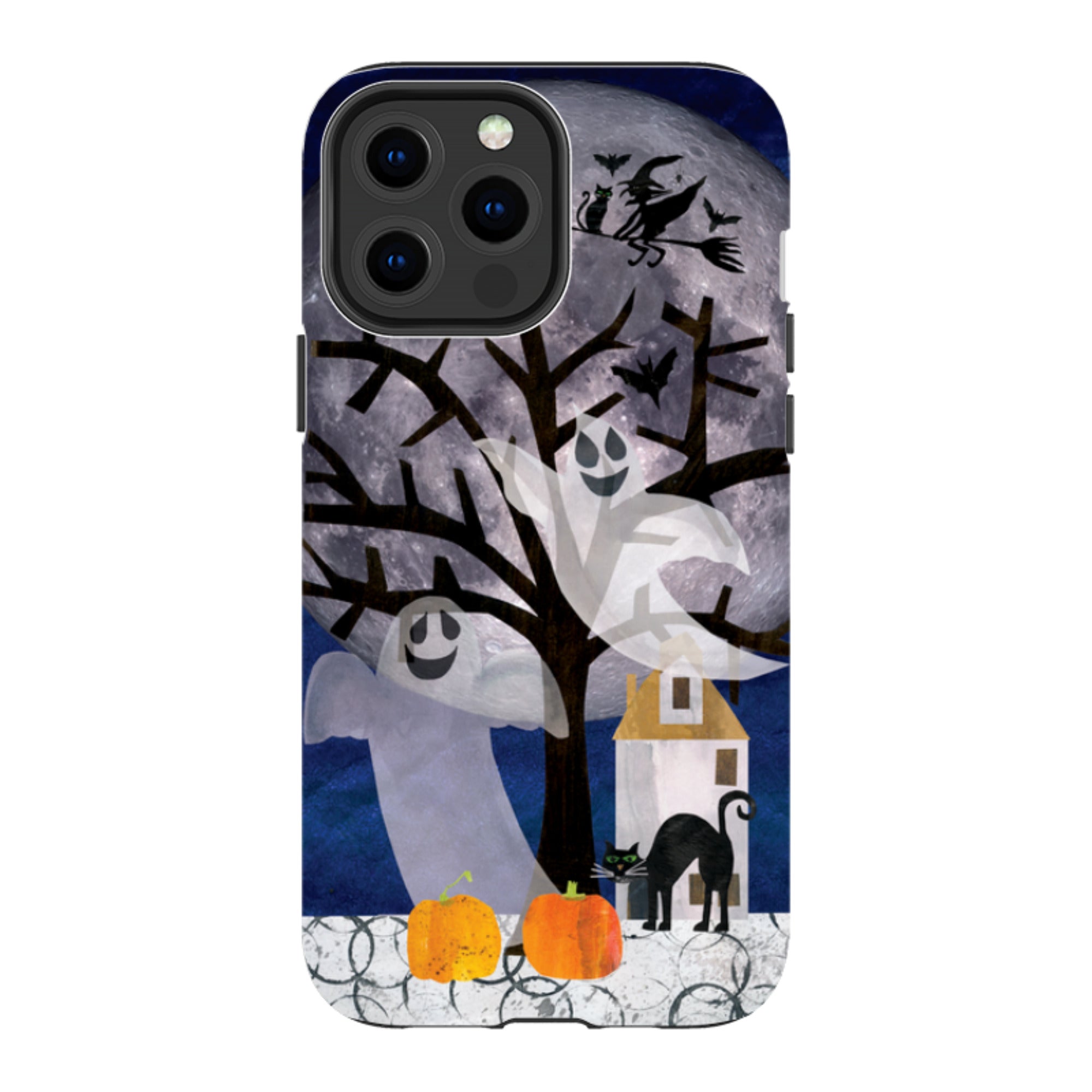 iPhone MagSafe Tough Case - Halloween Moon By Tracey English