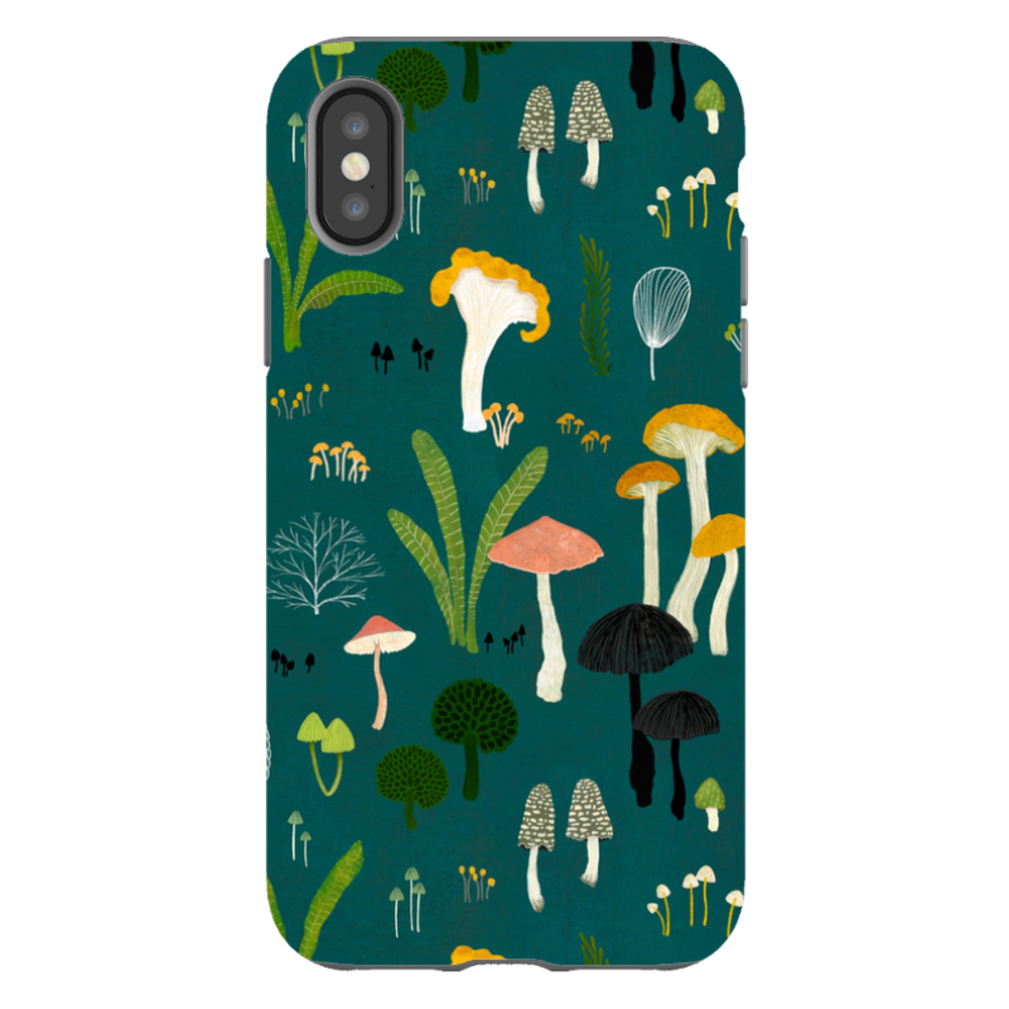 iPhone Tough Case - Mushroom Lake By Katherine Quinn