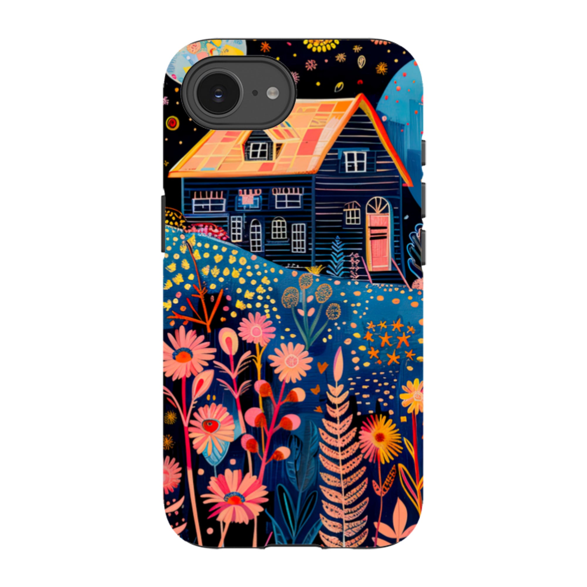 iPhone Case - Folk Art House V