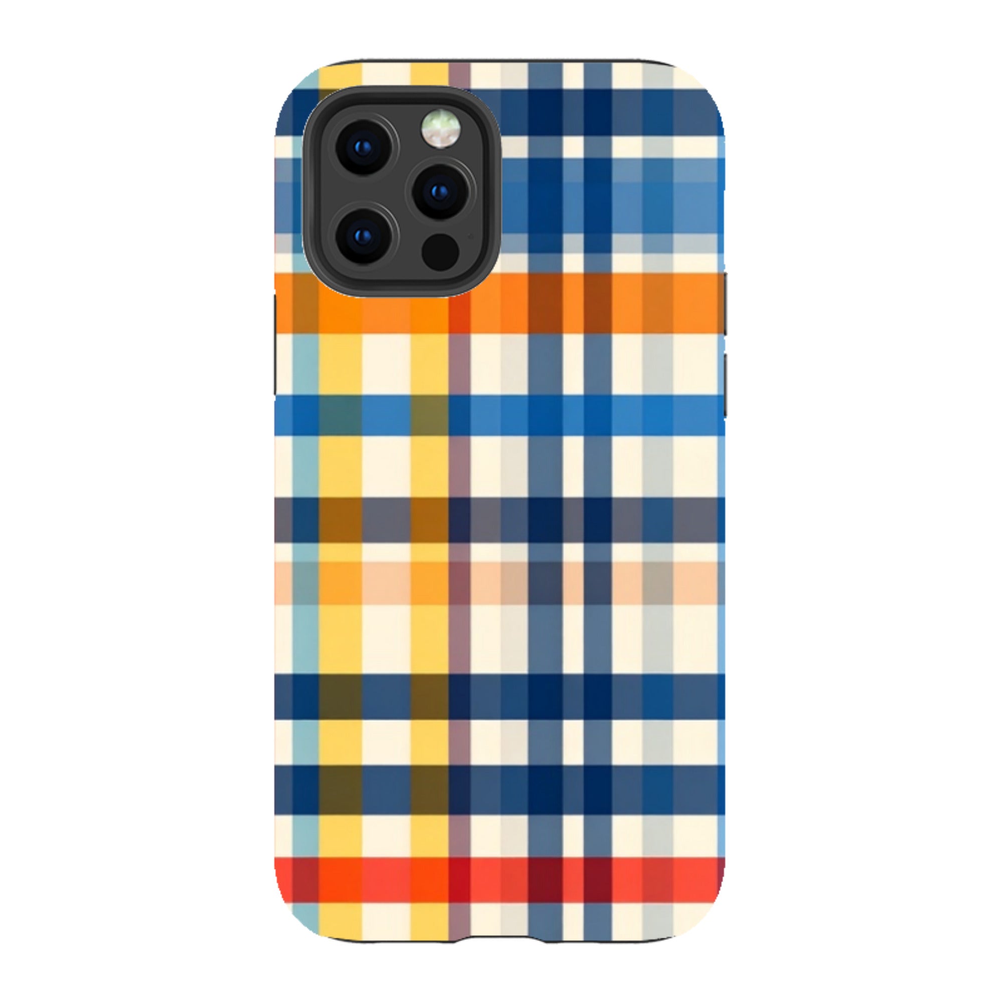 iPhone Tough Case - Barcelona Gingham