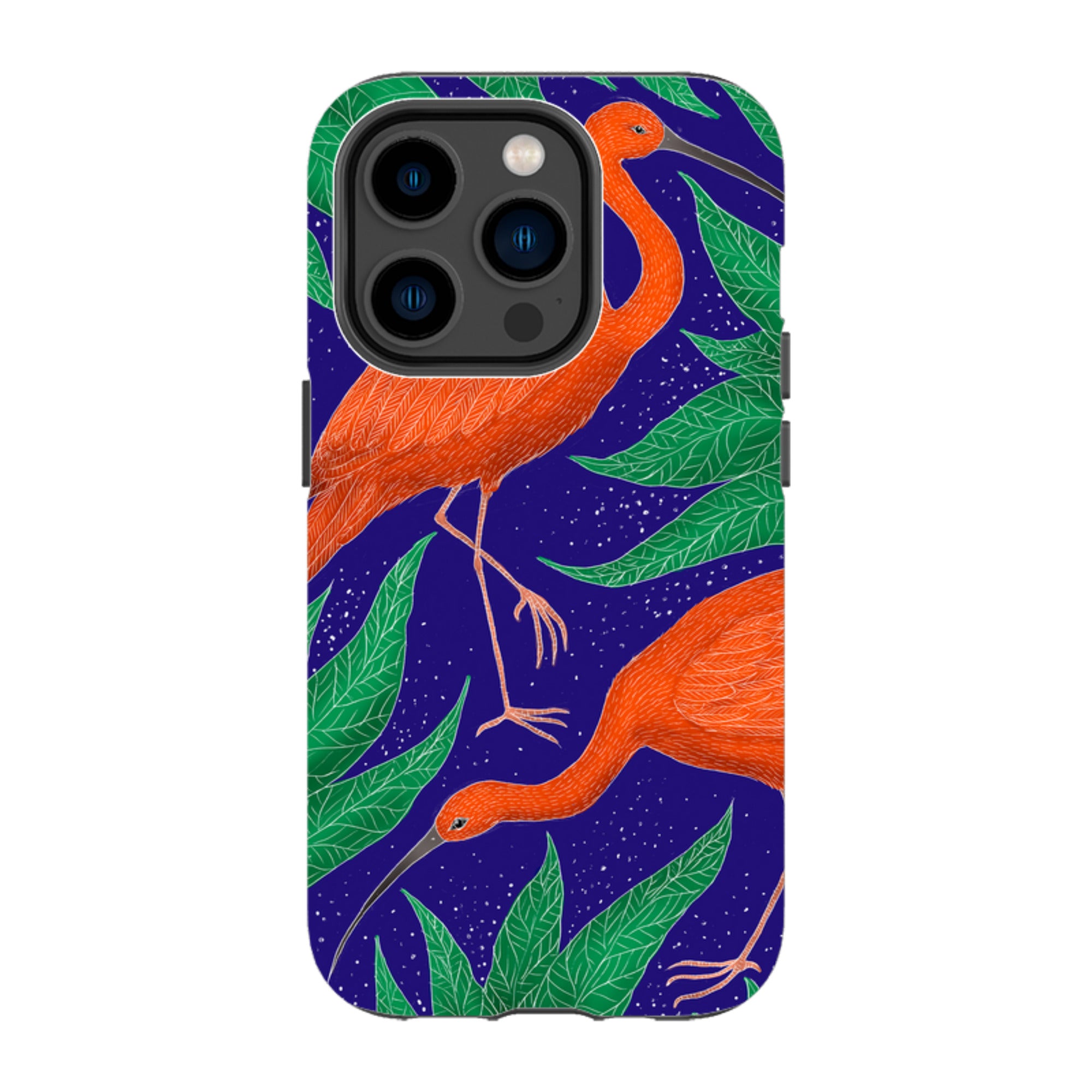 iPhone Tough Case - Scarlet Ibis By Catherine Rowe