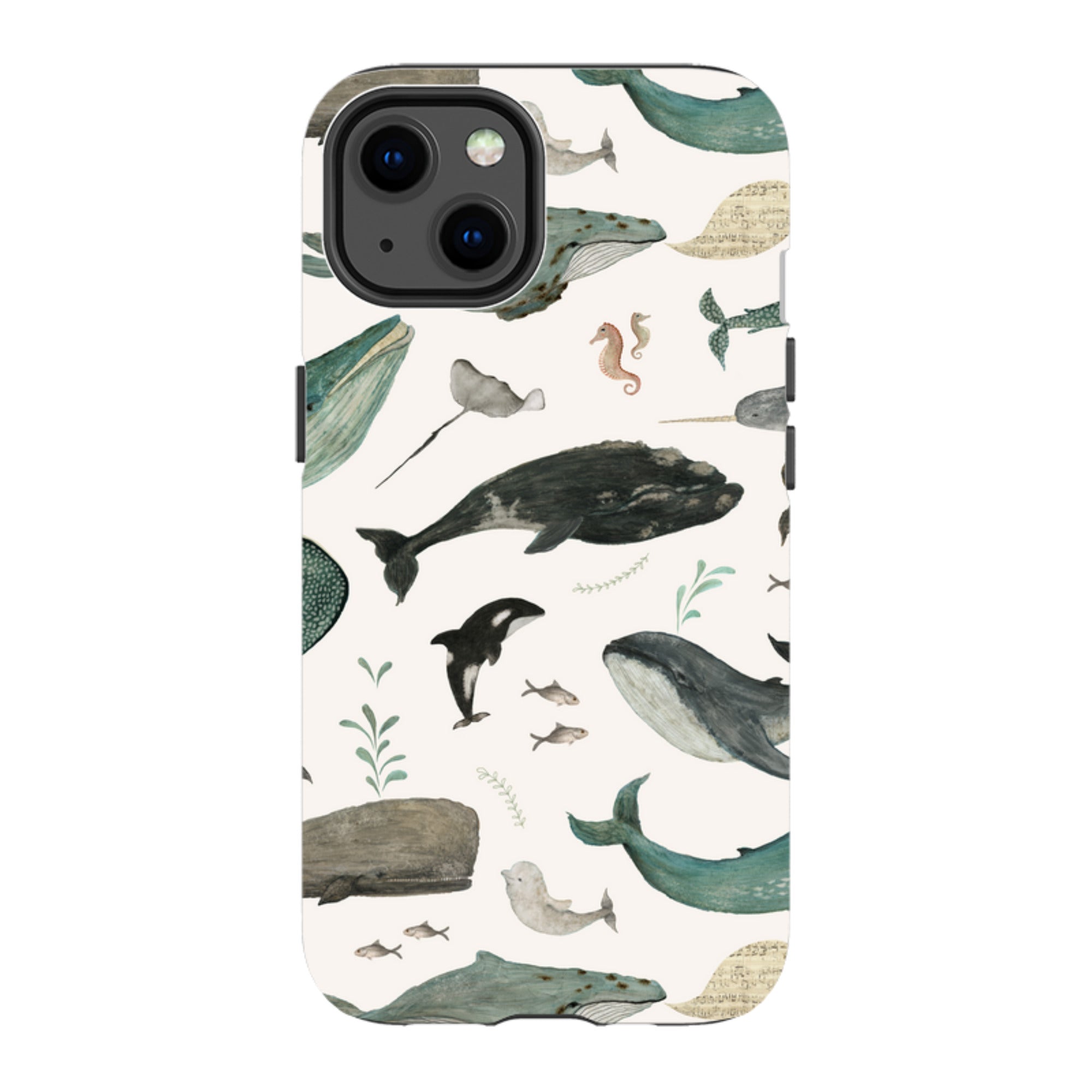 iPhone Tough Case - Whale Song By Katherine Quinn