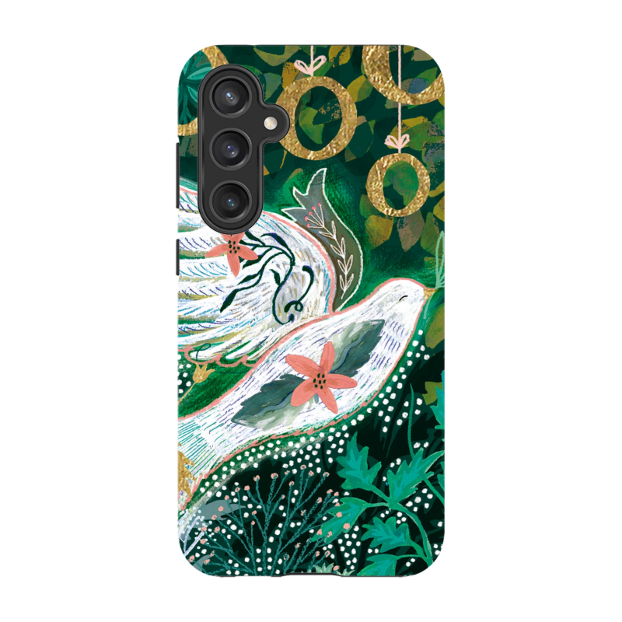 Samsung Tough Case - Gold Rings By Emma Frances Grant