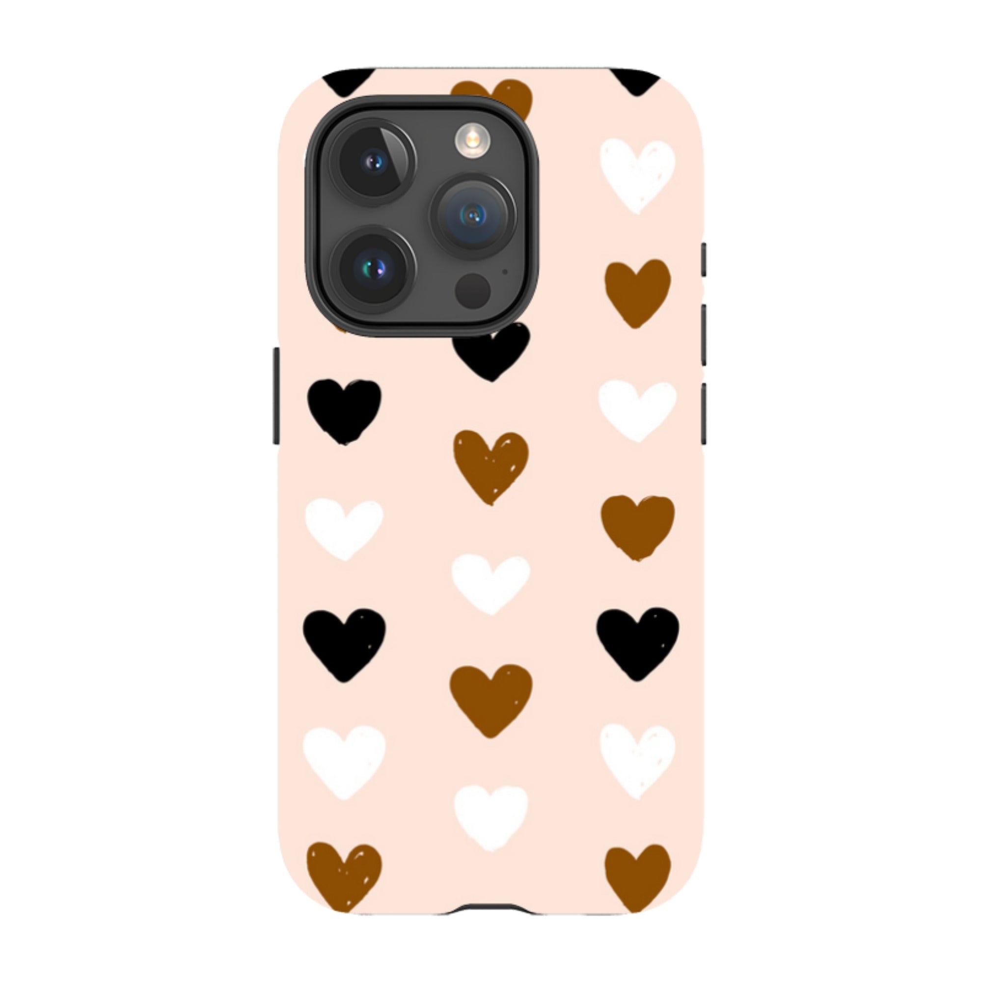 iPhone MagSafe Tough Case -  Hearts Pale
