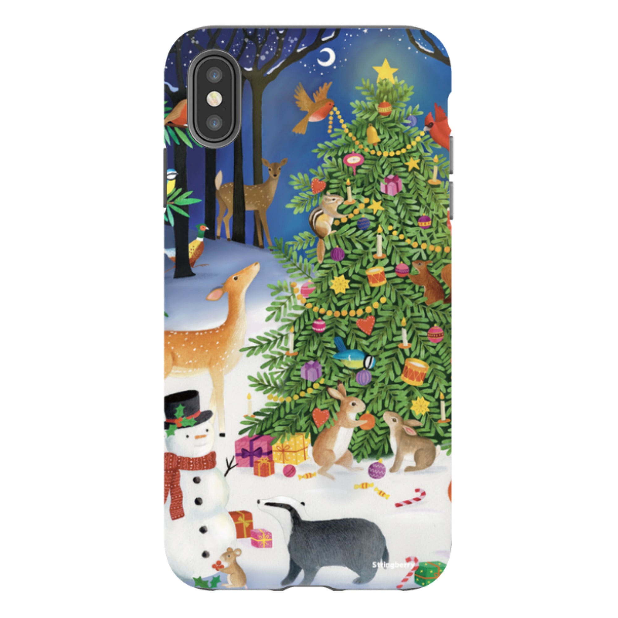 iPhone Tough Case - Xmas Pattern IV By Bex Parkin
