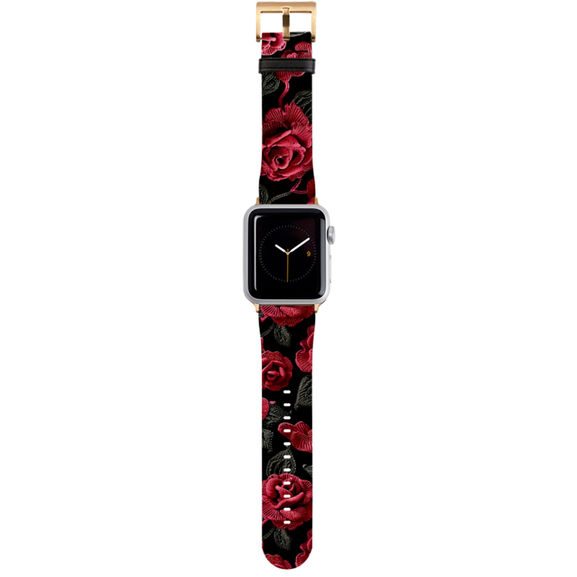 Dark Roses Apple Watch Strap