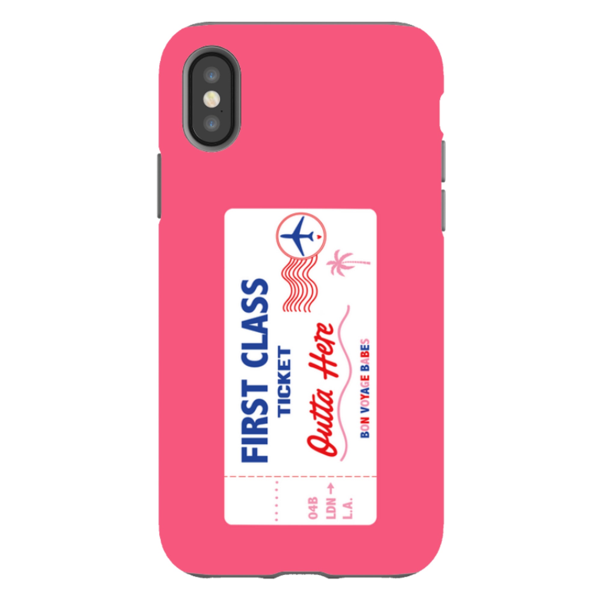 iPhone Tough Case - First Class Peach