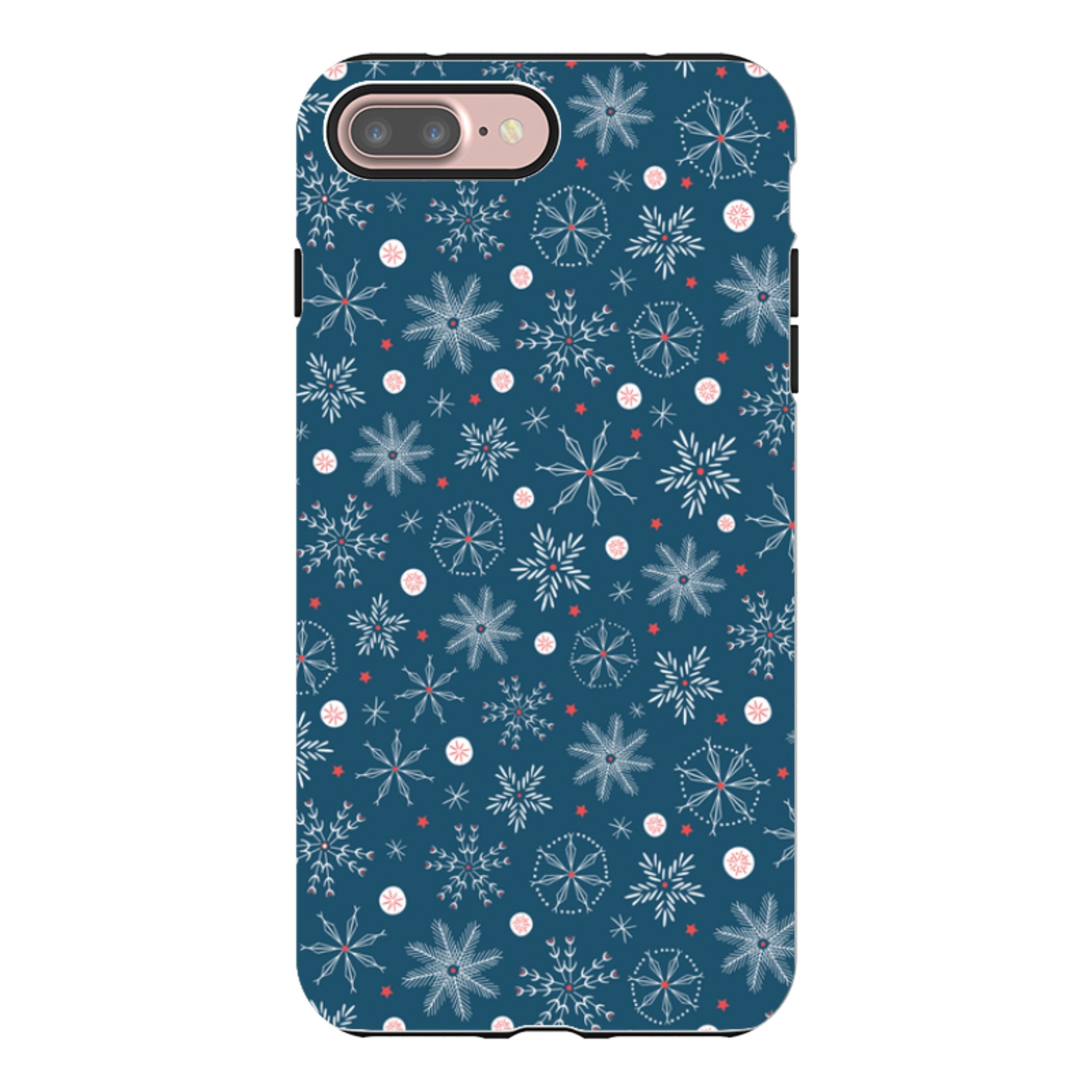 iPhone Tough Case - Christmas Snowflakes By Ali Brookes