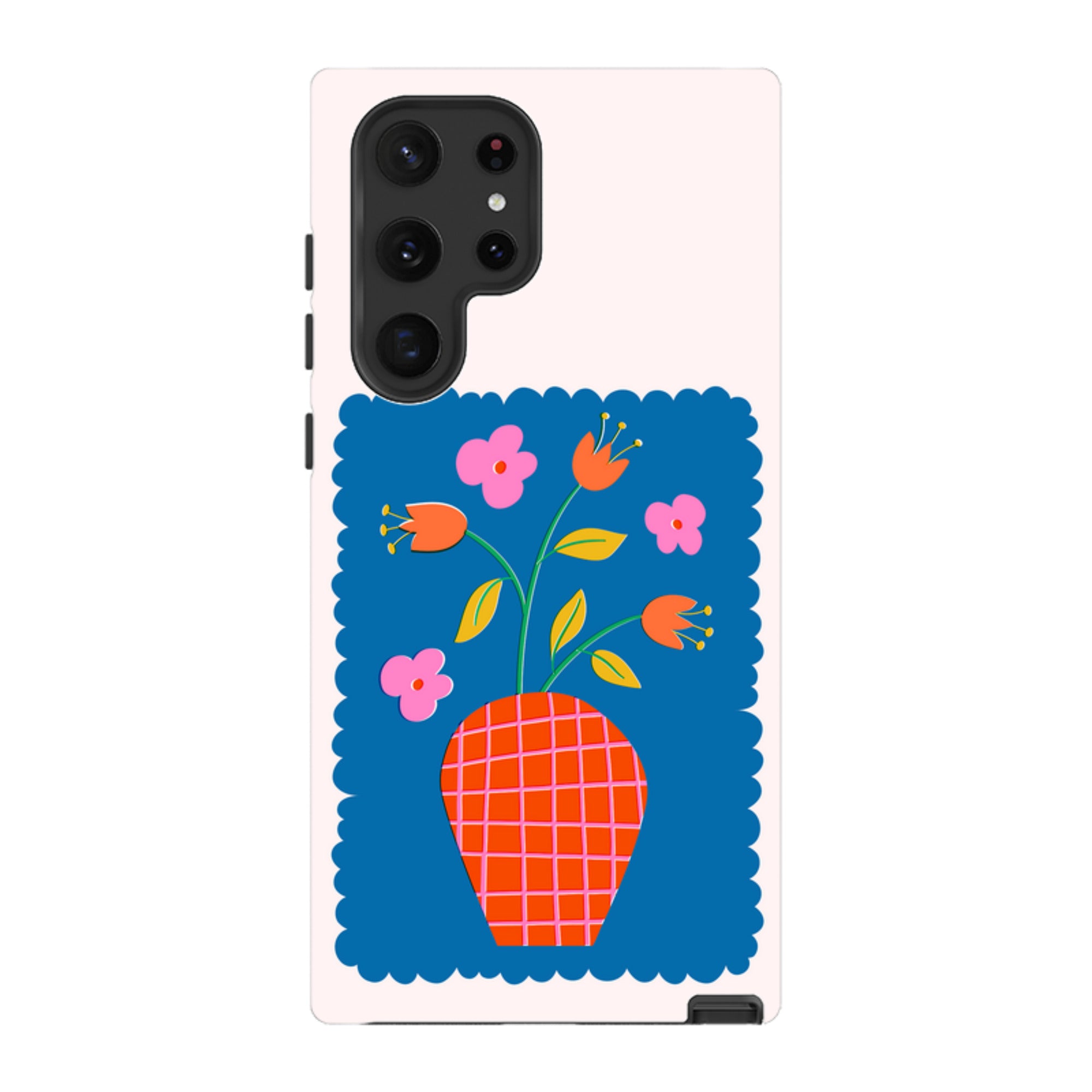 Samsung Tough Case - Floral Stamp