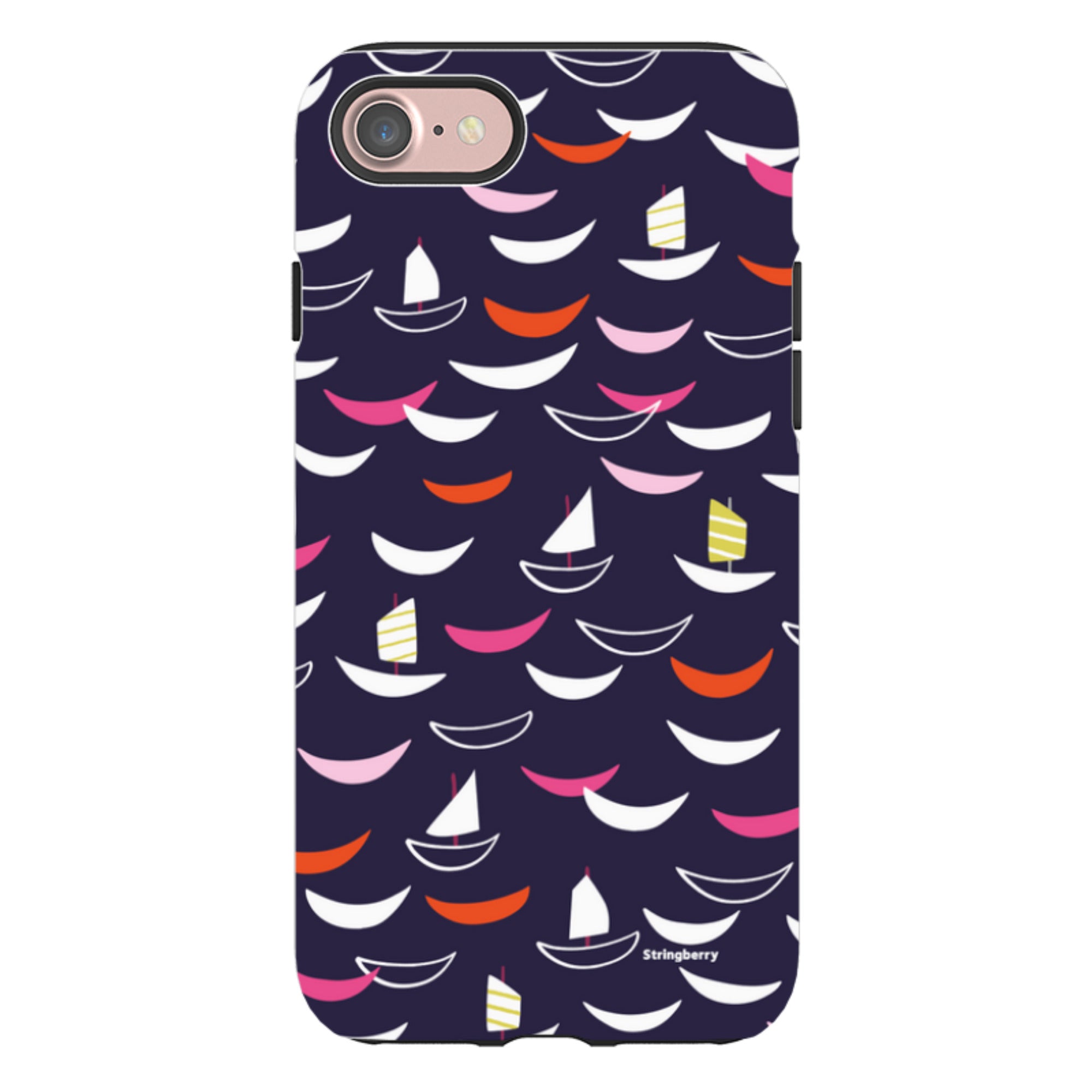 iPhone Tough Case - Little Boats By Ali Brookes