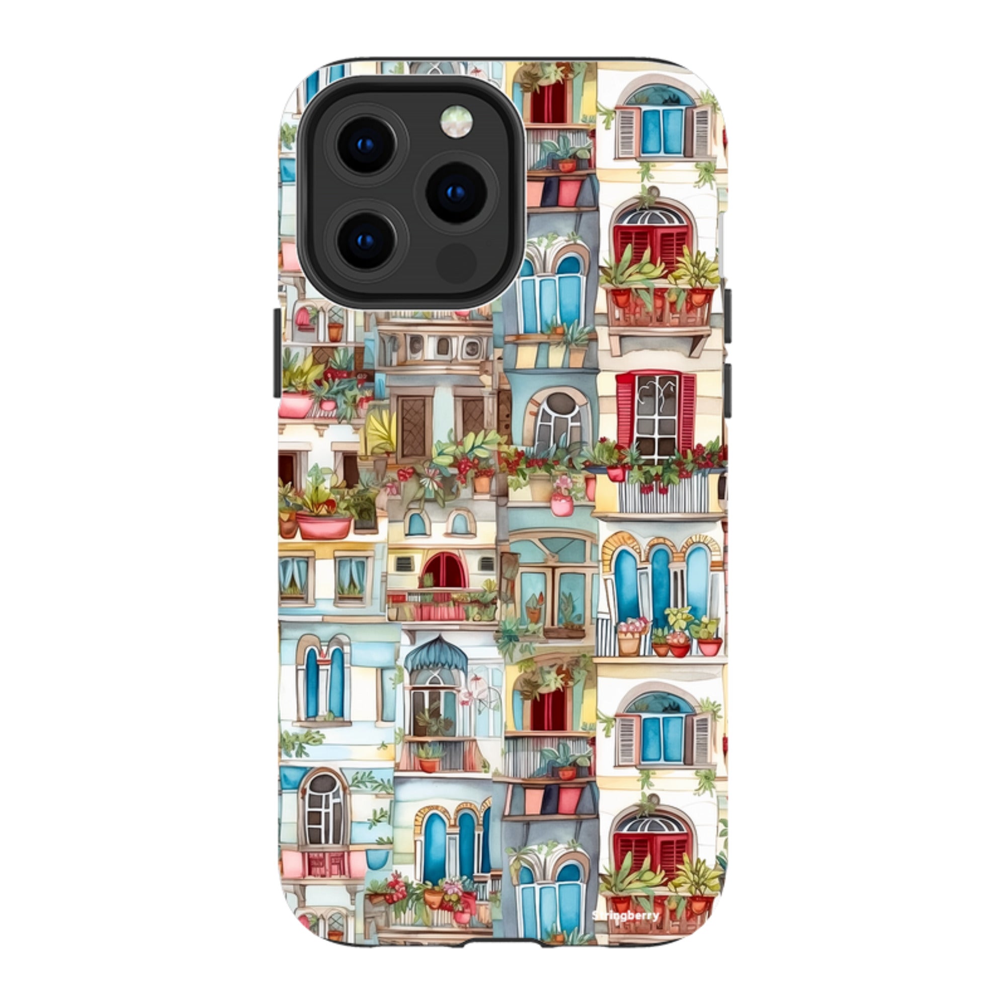 iPhone Tough Case - Floral Balcony II