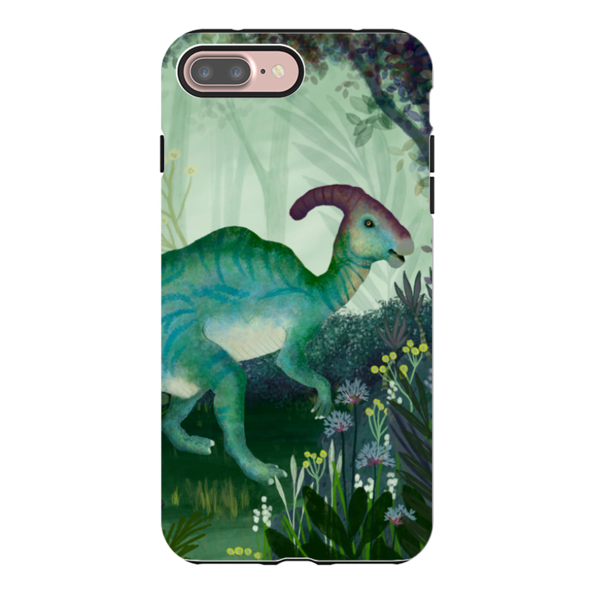 iPhone Tough Case - Dino Park III By Katherine Quinn