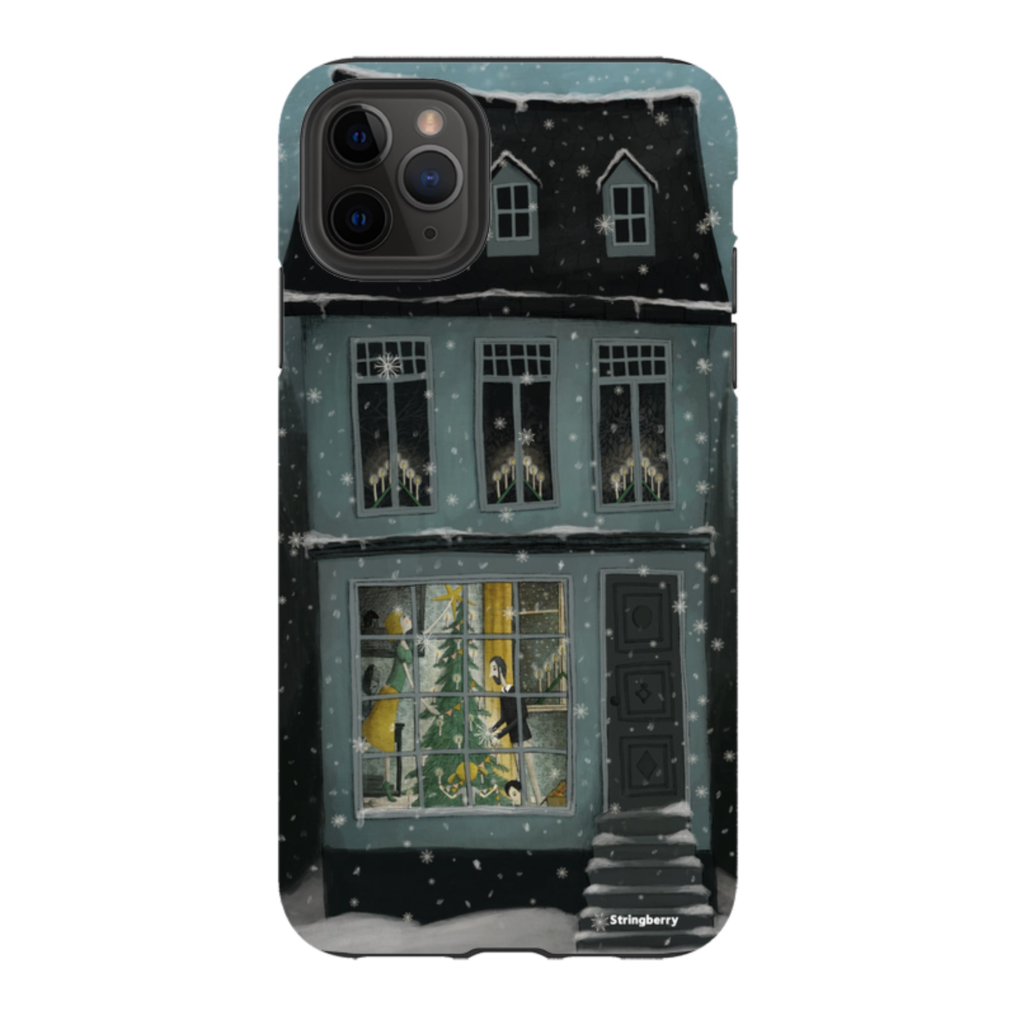 iPhone Tough Case - Christmas House By Maja Lindberg