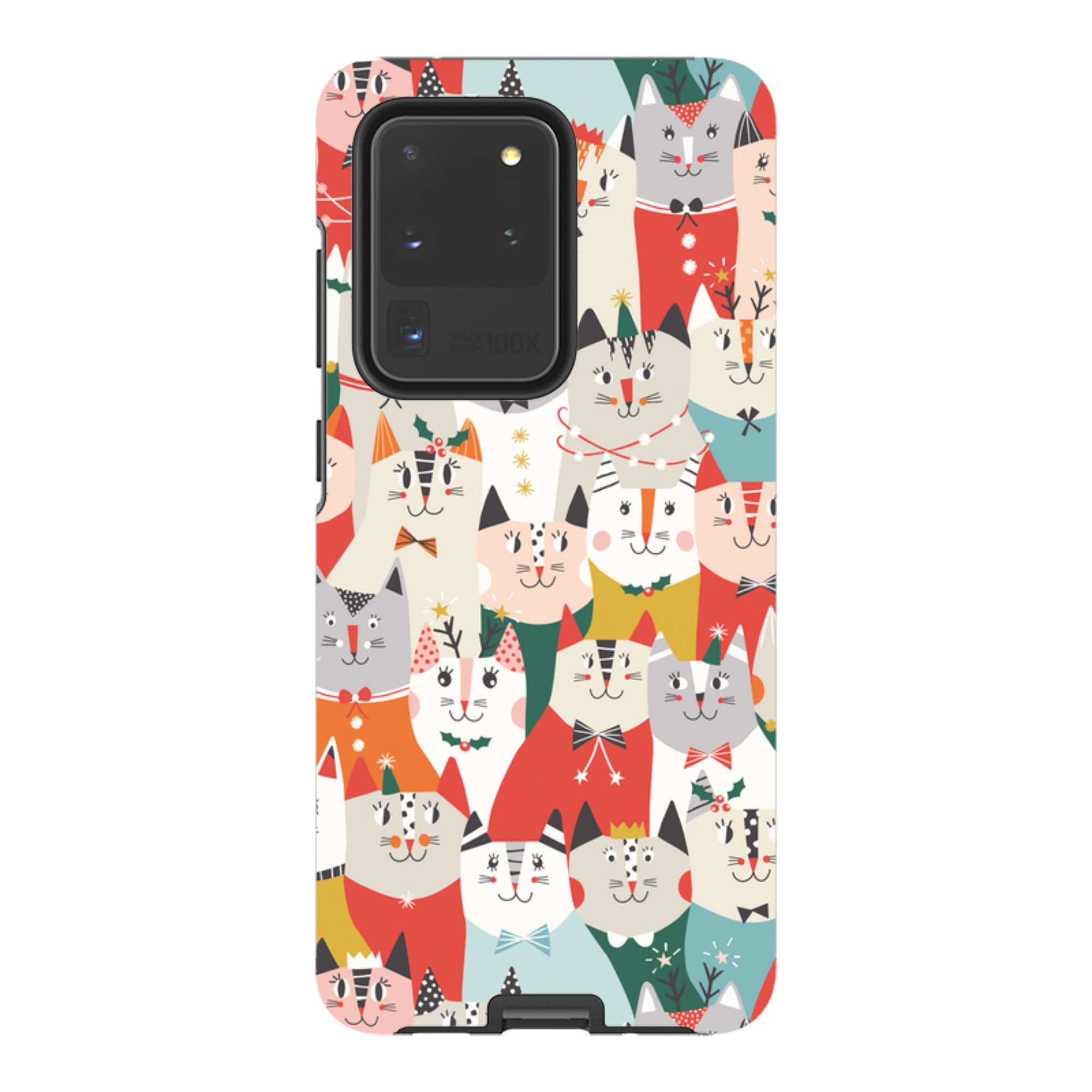 Samsung Tough Case - Christmas cats By Ali Brookes