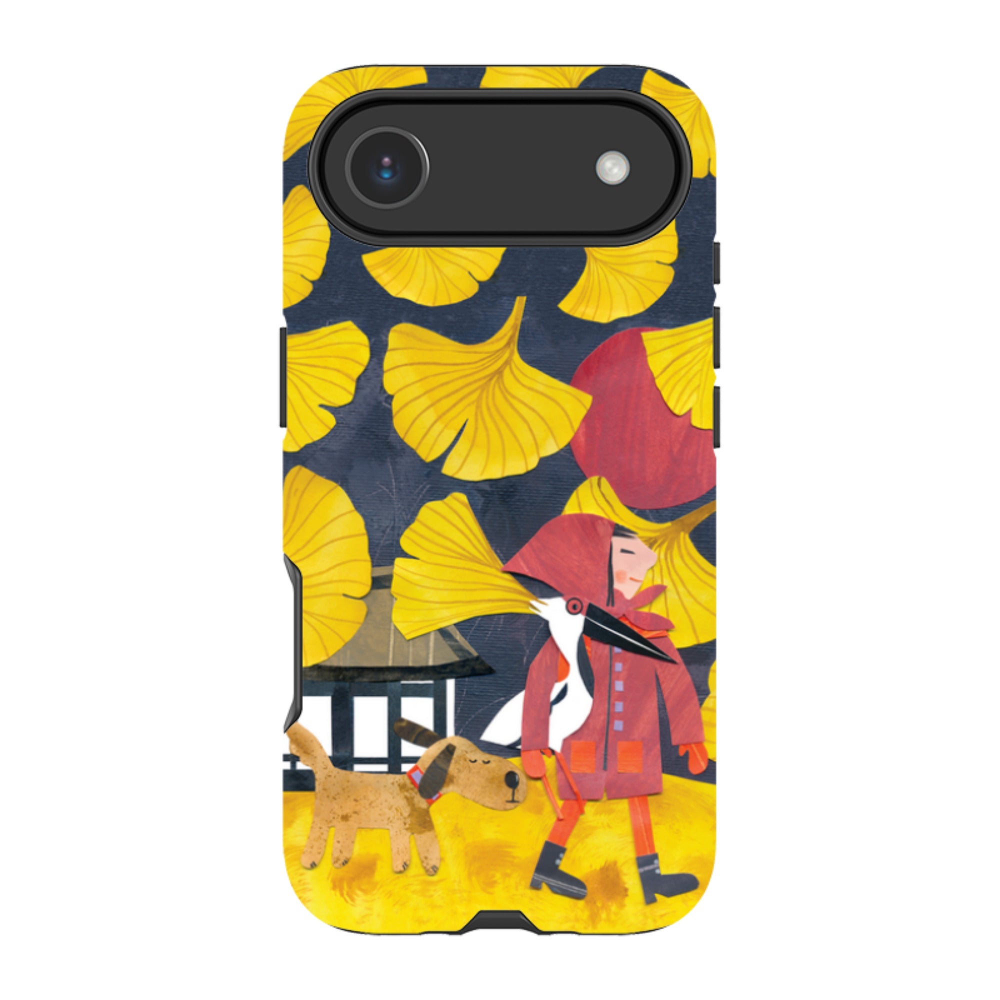 iPhone MagSafe Tough Case - Ginko Leaves By Tracey English