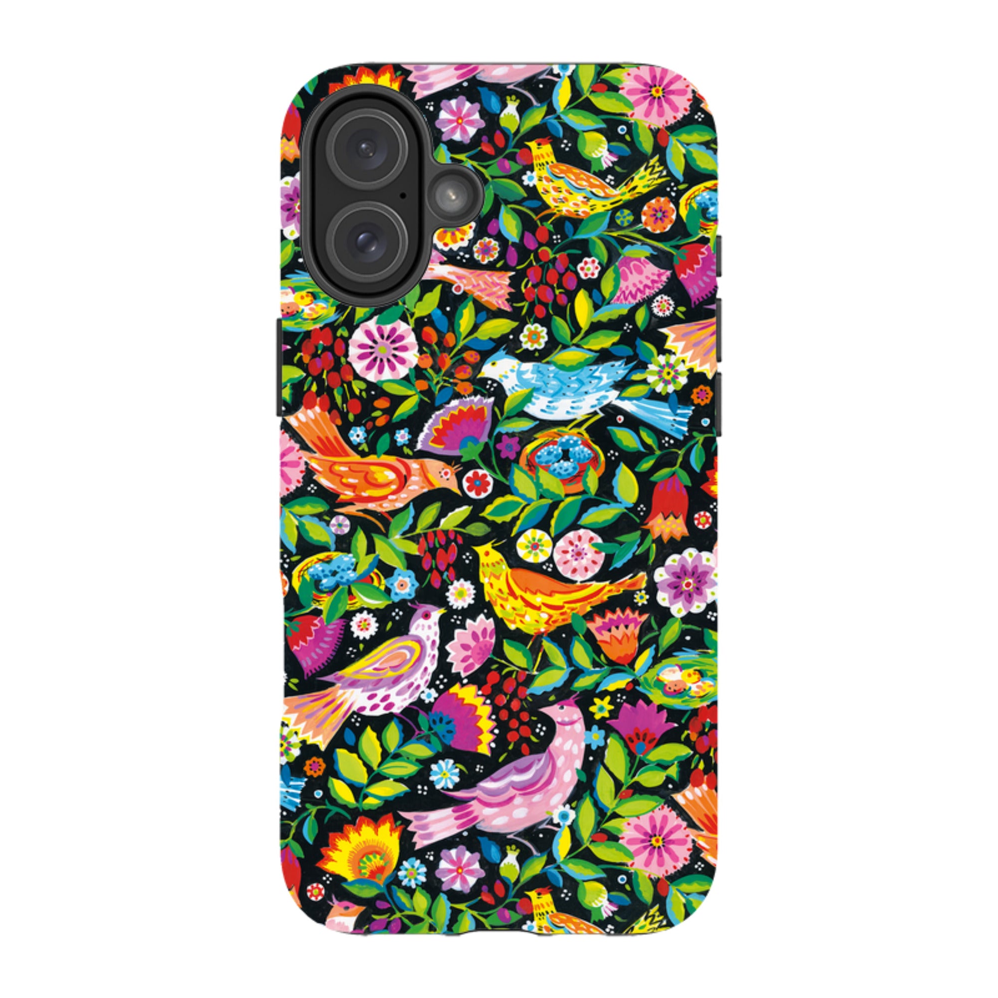 iPhone Tough Case - Folk Birds By Sarah Campbell