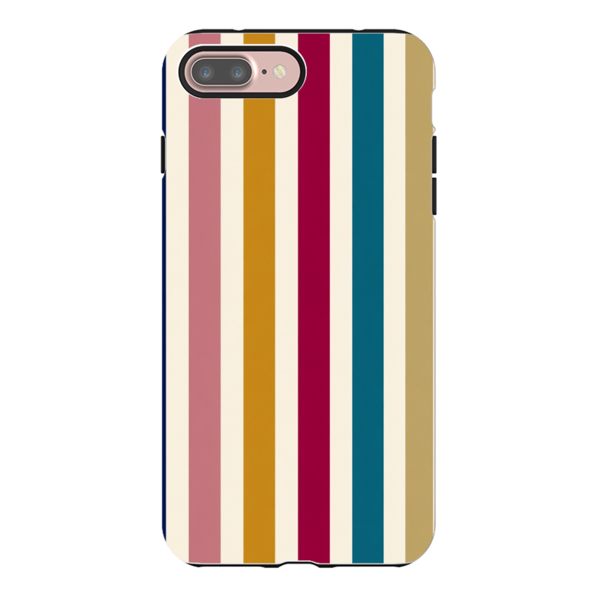iPhone Tough Case - Mustard Gold Stripe
