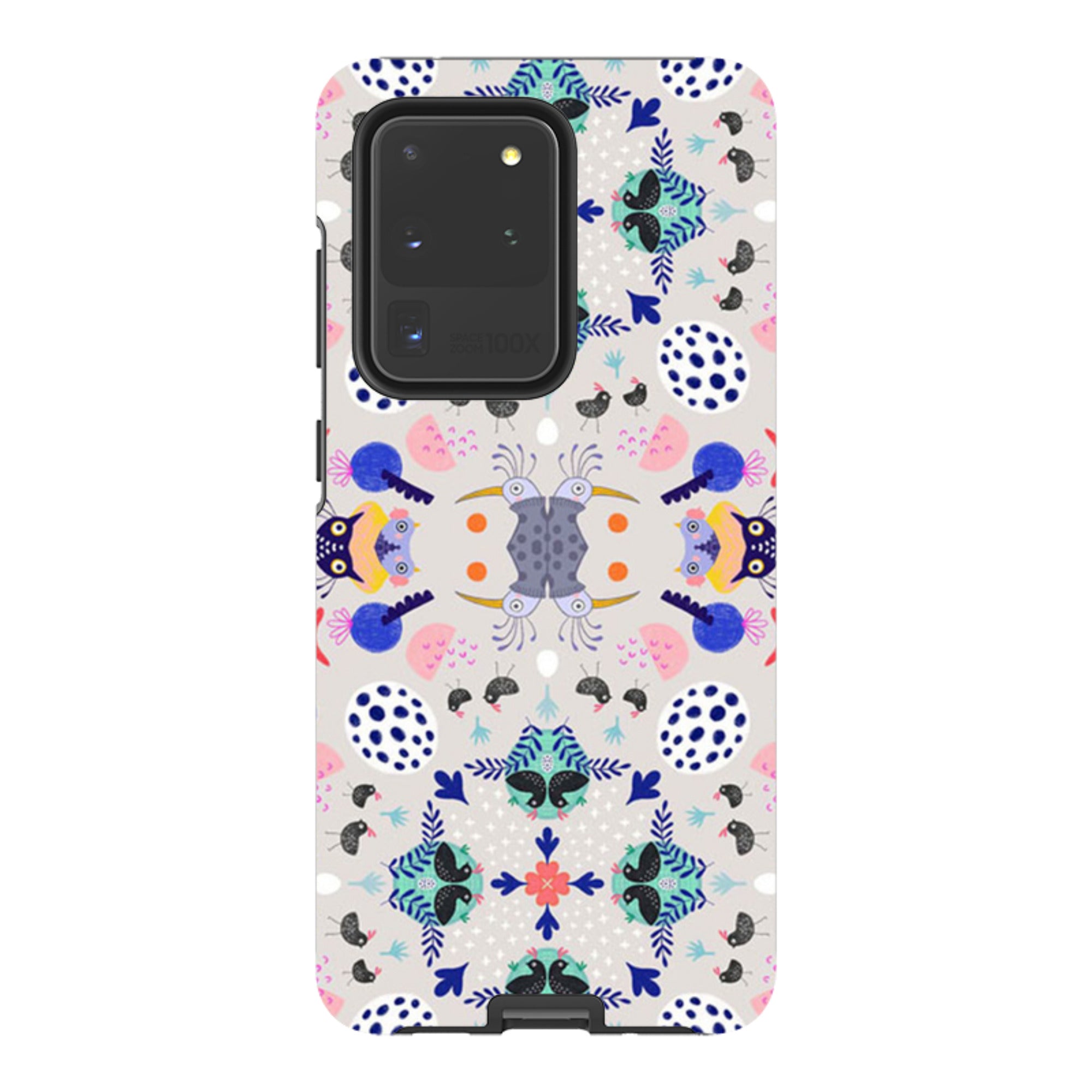 Samsung Tough Case - Crazybird Pattern By Mia Underwood