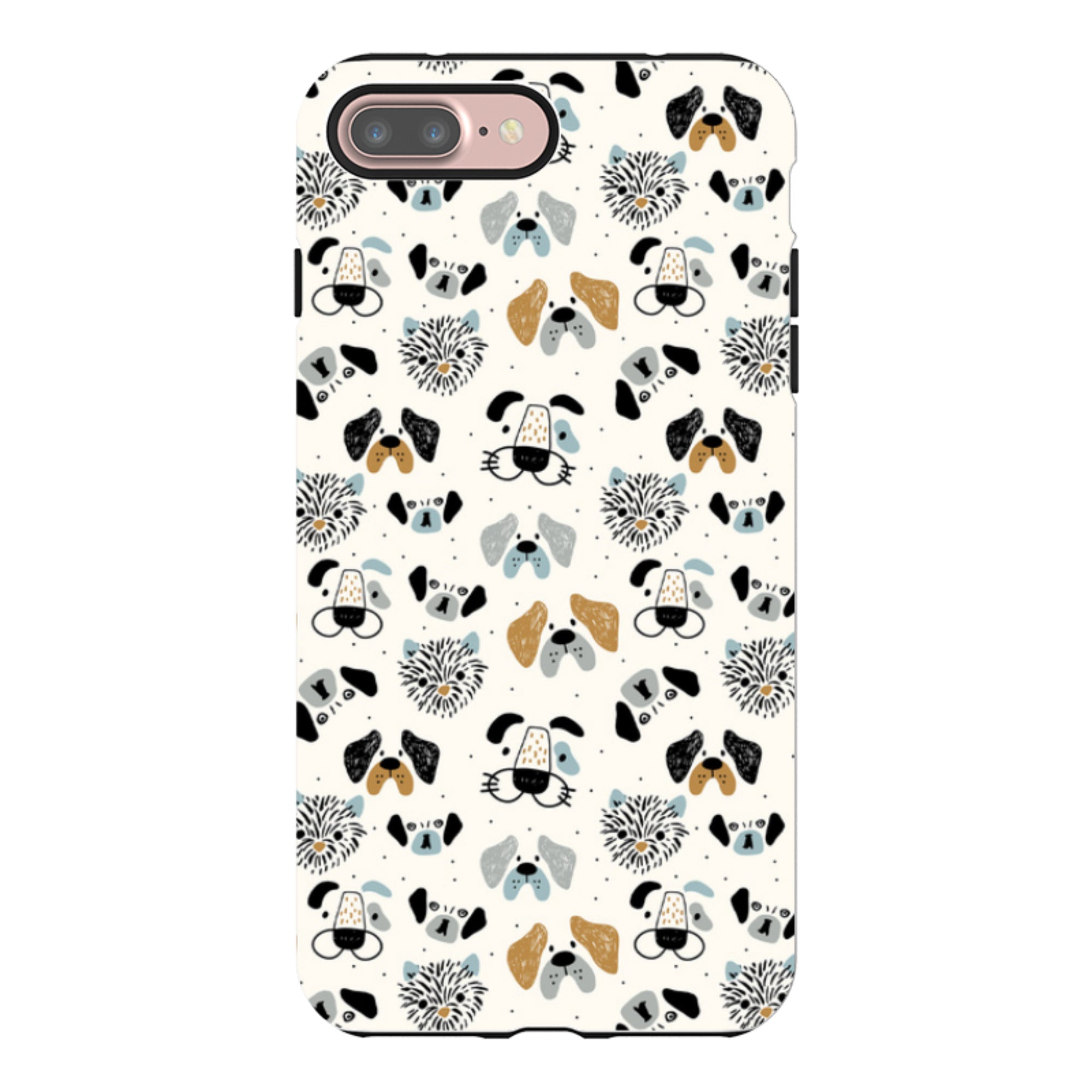 iPhone Tough Case - Dog Pattern Large