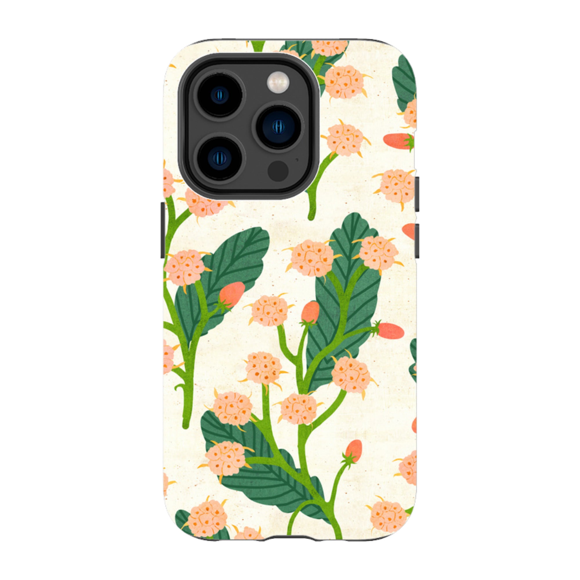 iPhone MagSafe Tough Case - Summer Seeds Cream By Katherine Quinn