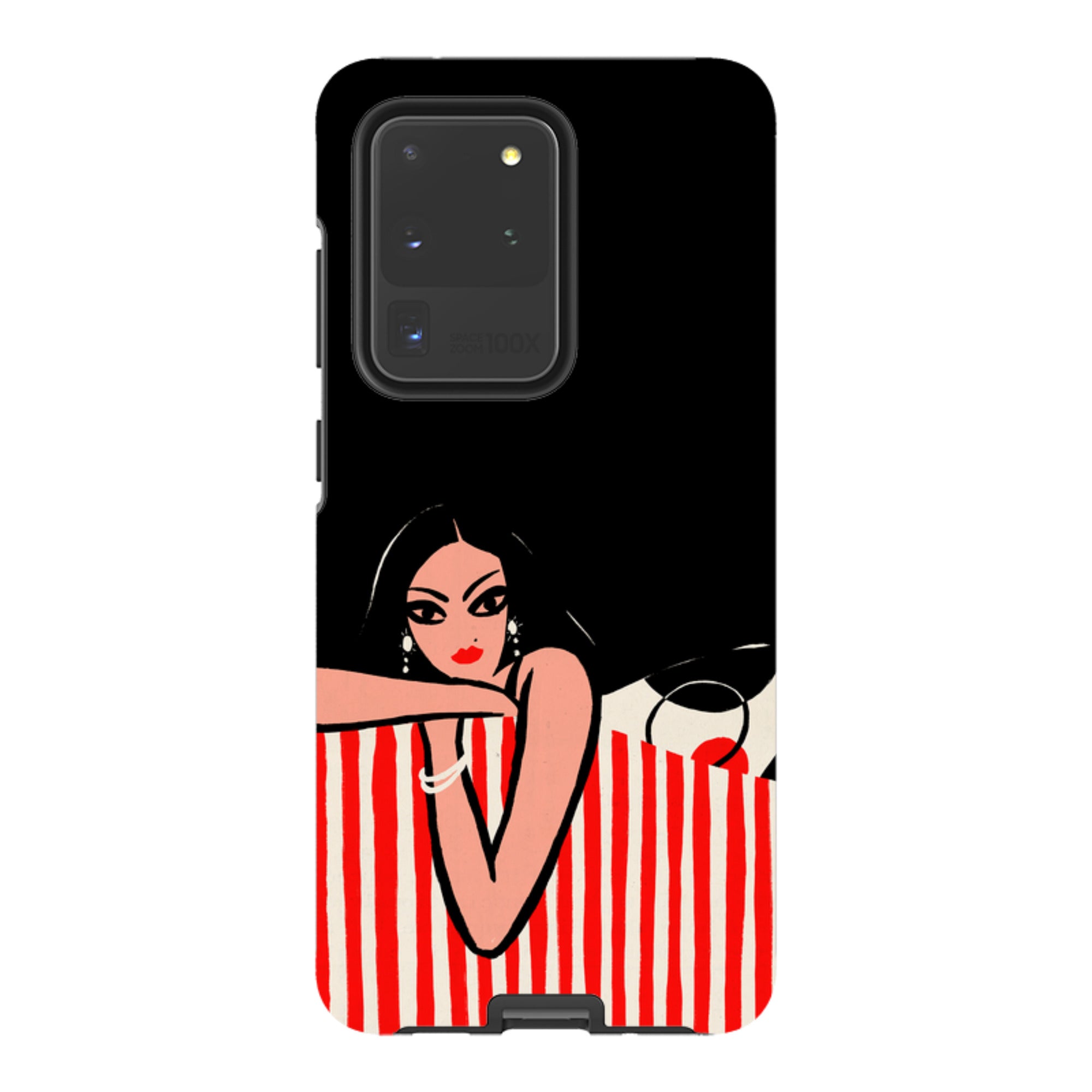 Samsung Tough Case - Red Stripe Sofa