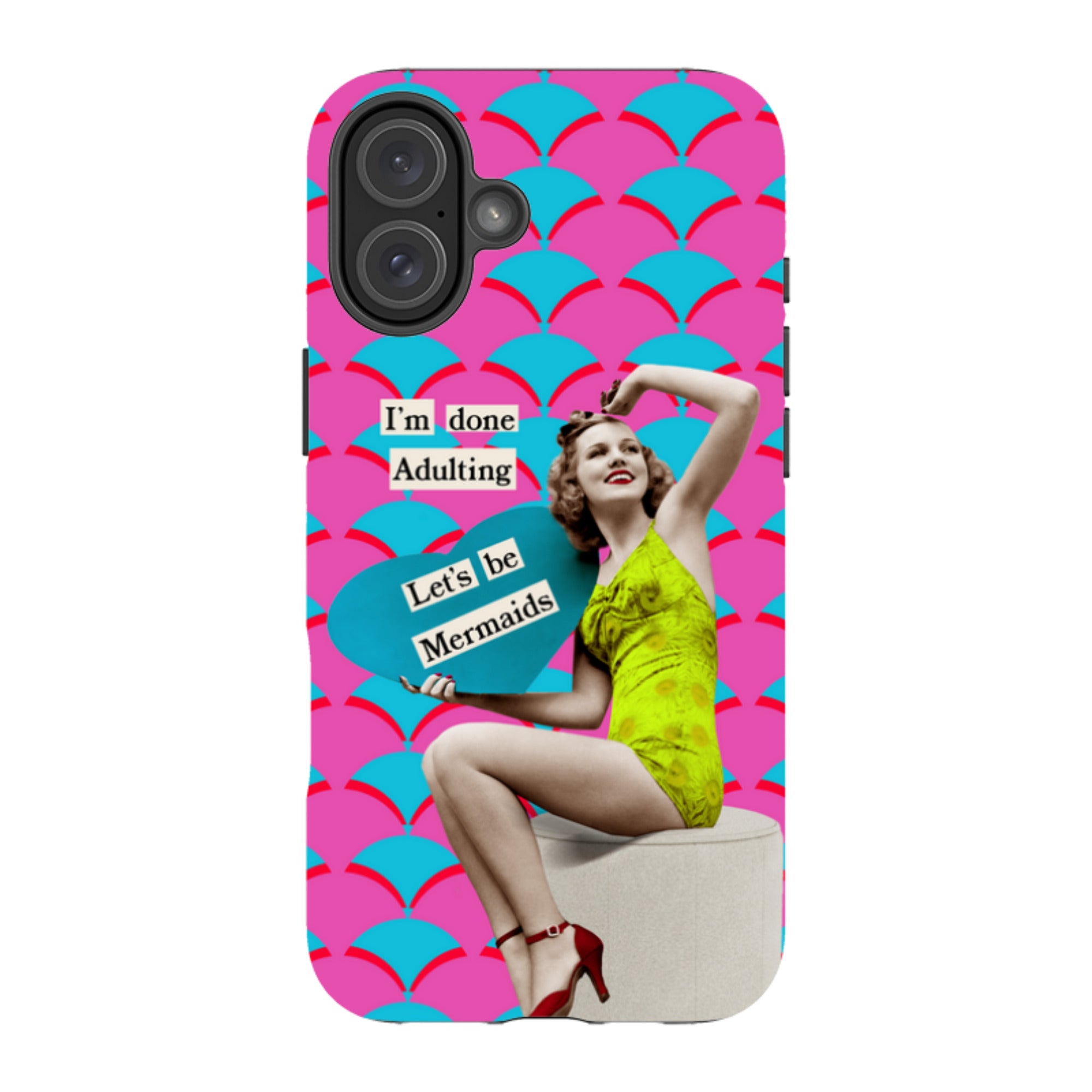 iPhone Tough Case - Mermaid By Clare Jordan